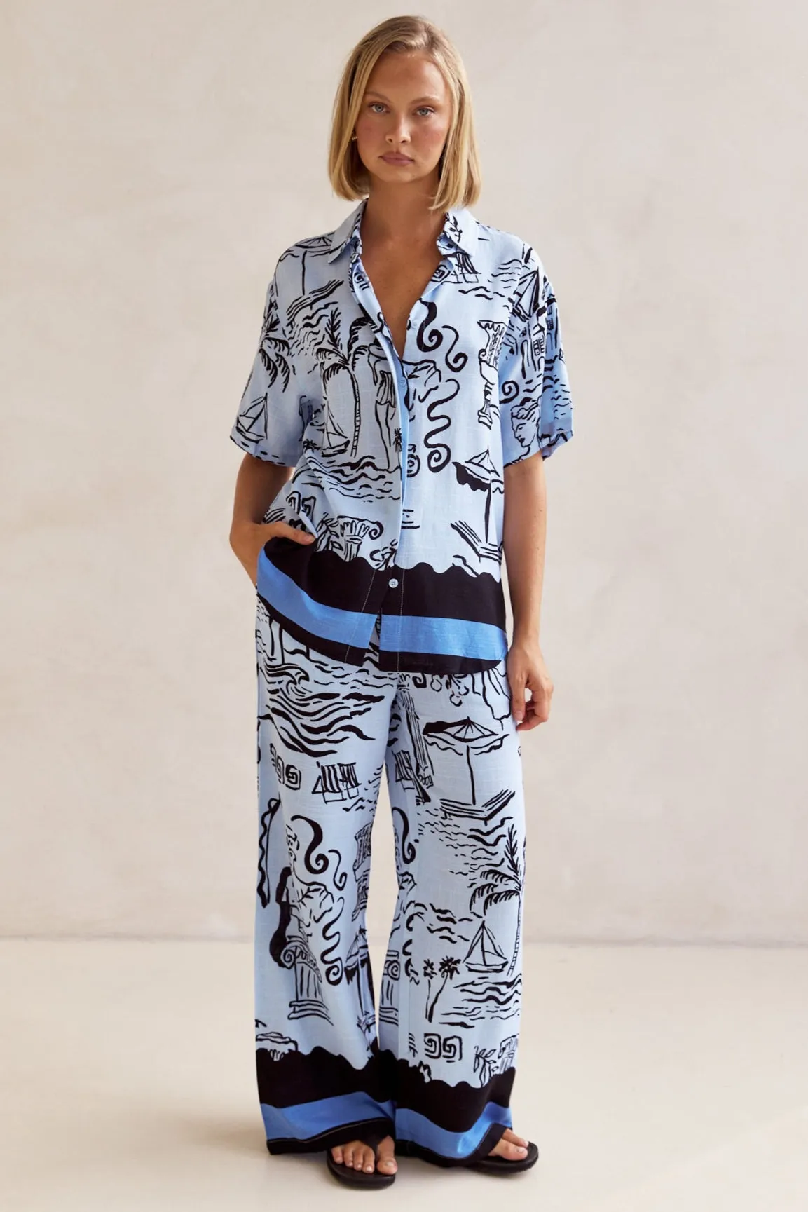 Alexandria Pant (Blue)