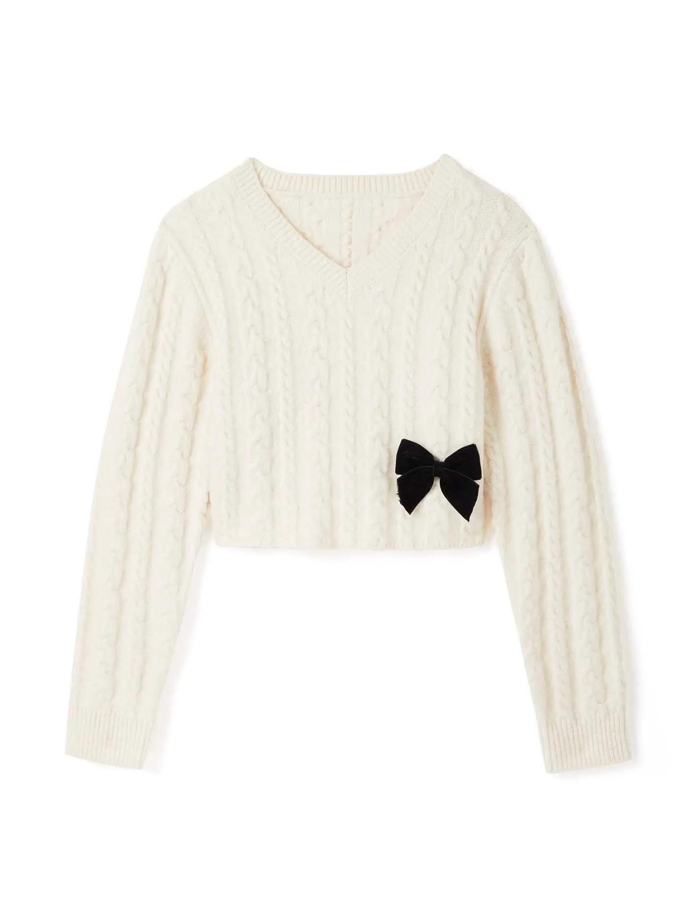 Alma Teen V Neck Crew Top