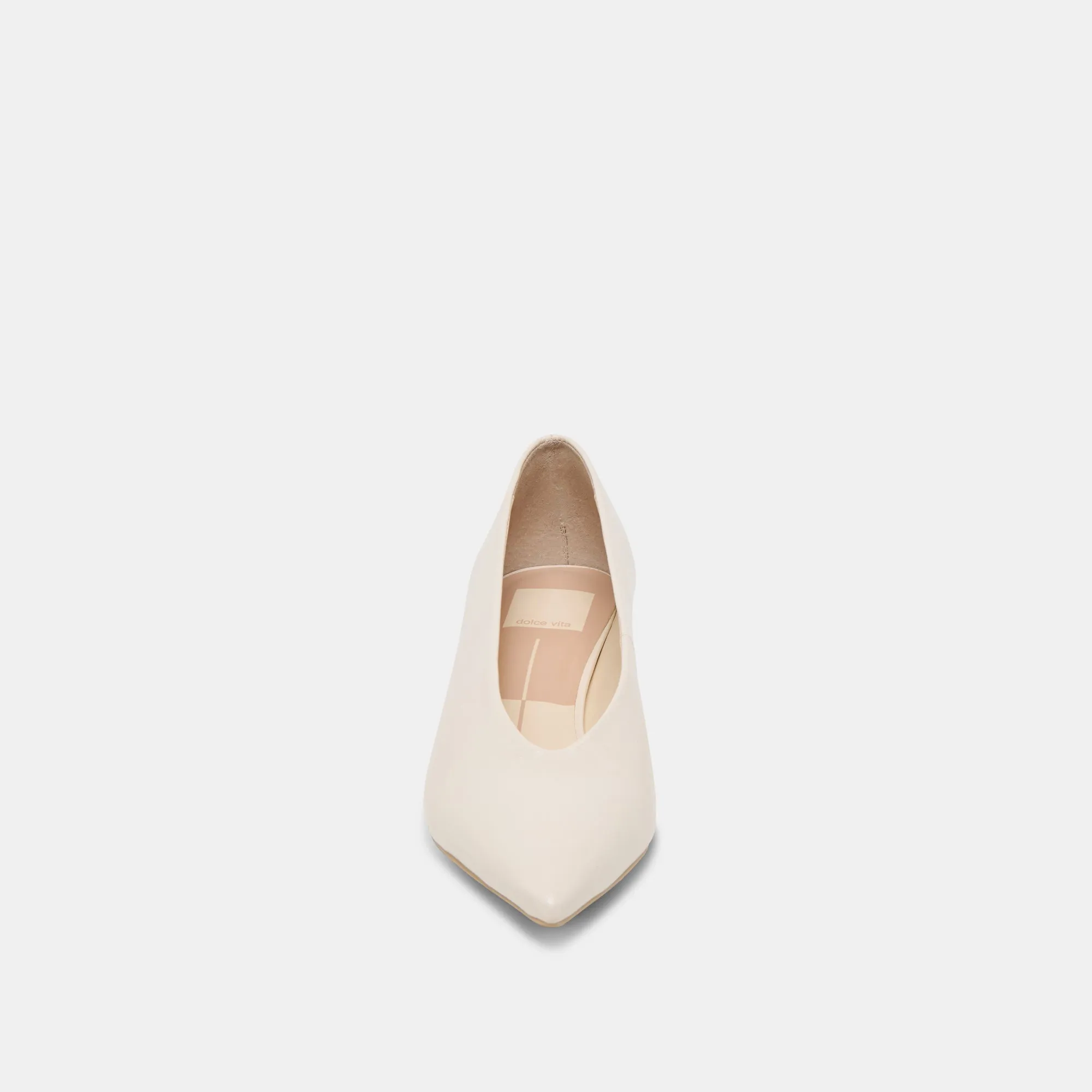 ALWYN HEELS BONE CRINKLE PATENT