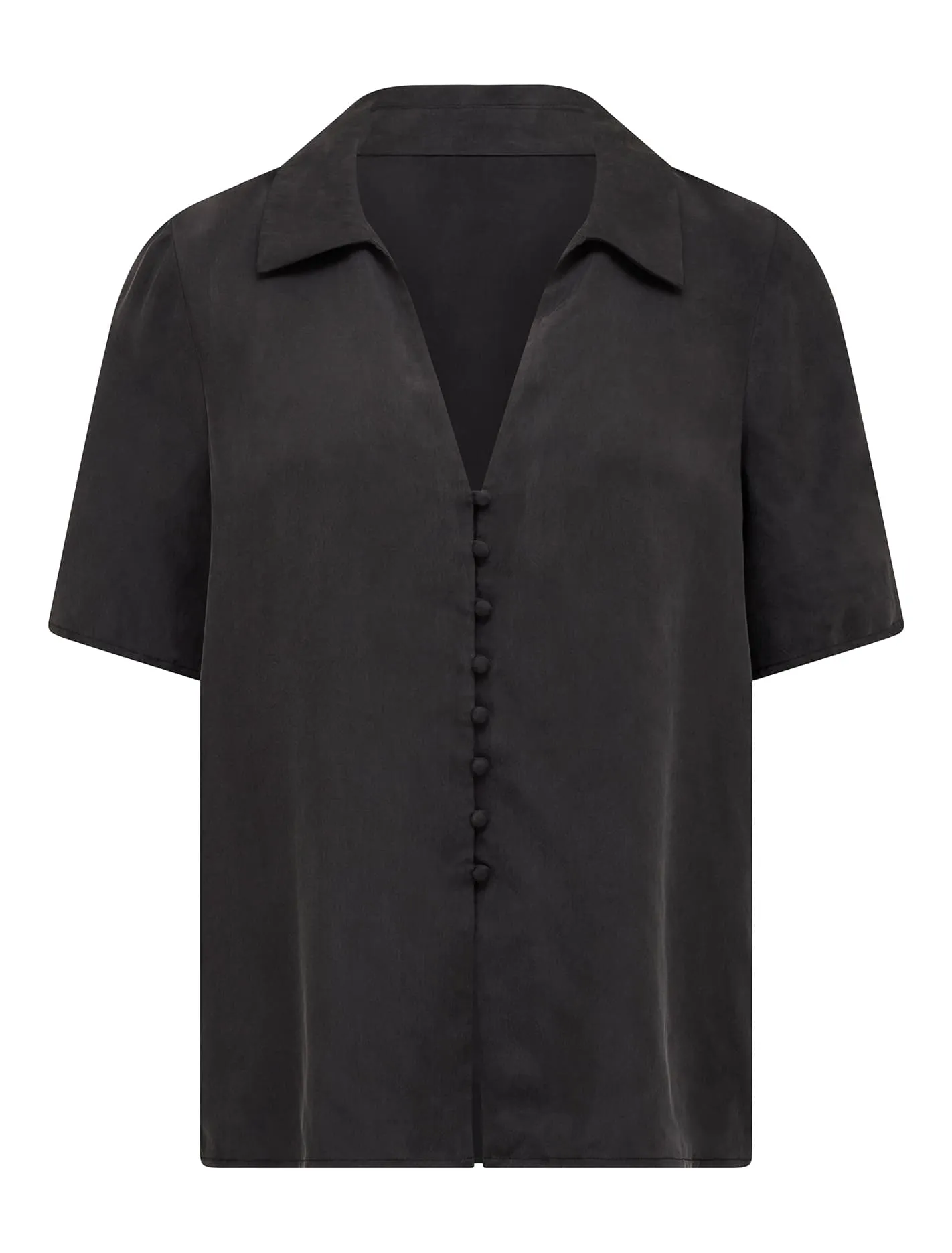 Bella Cupro Button Front Shirt