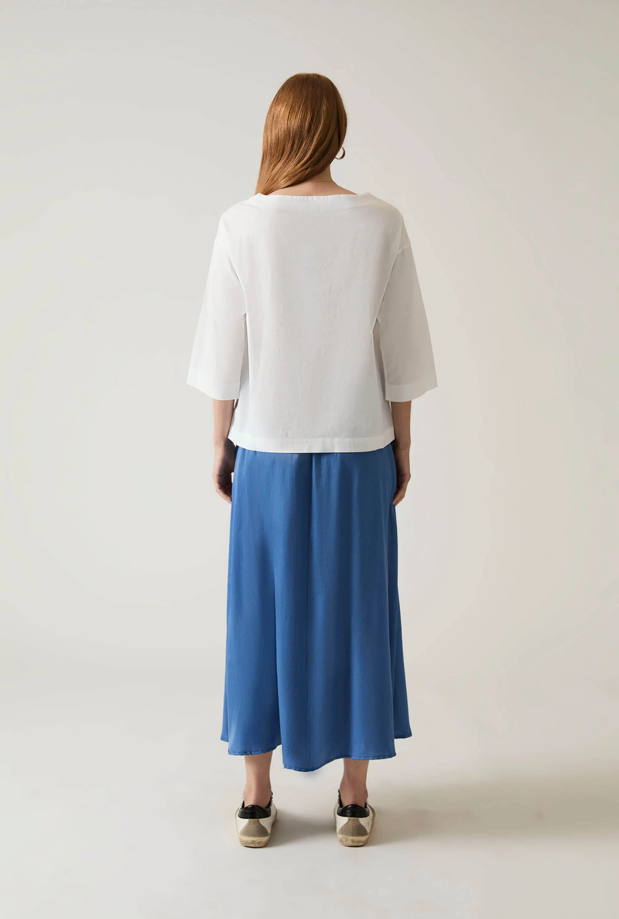 Blue Maxi Skirt
