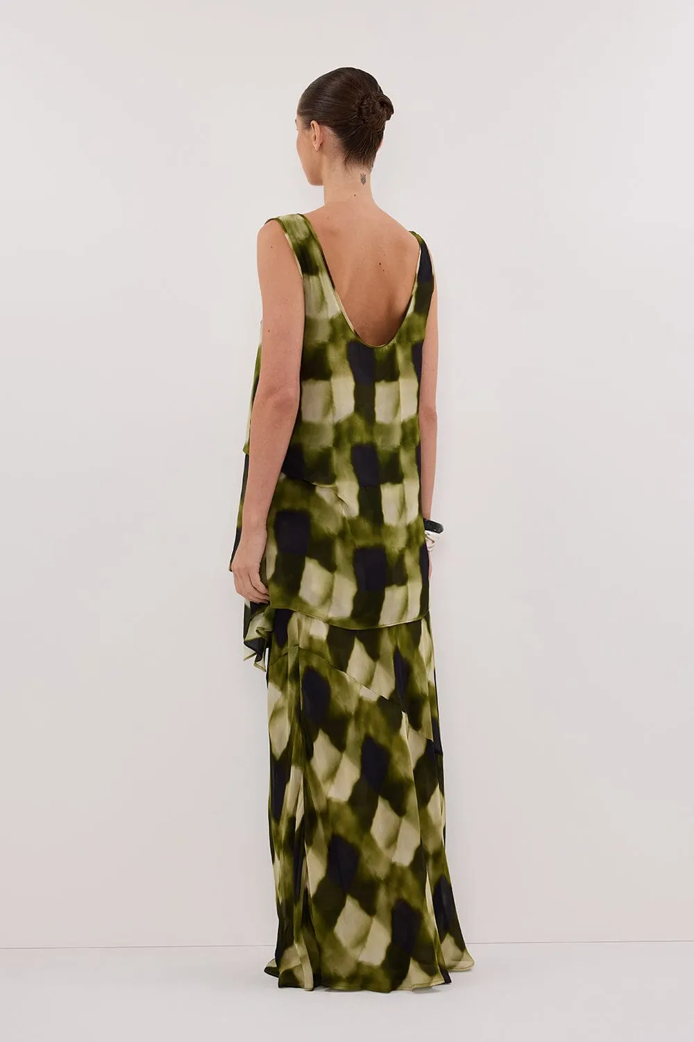 BRONX MOSS MIDI SKIRT