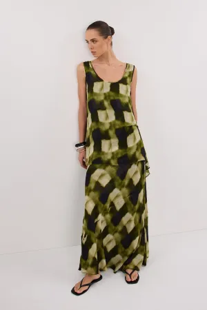 BRONX MOSS MIDI SKIRT