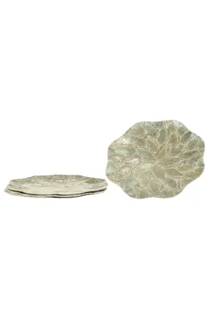 Charger Oyster Set of 4 / Dove Oyster