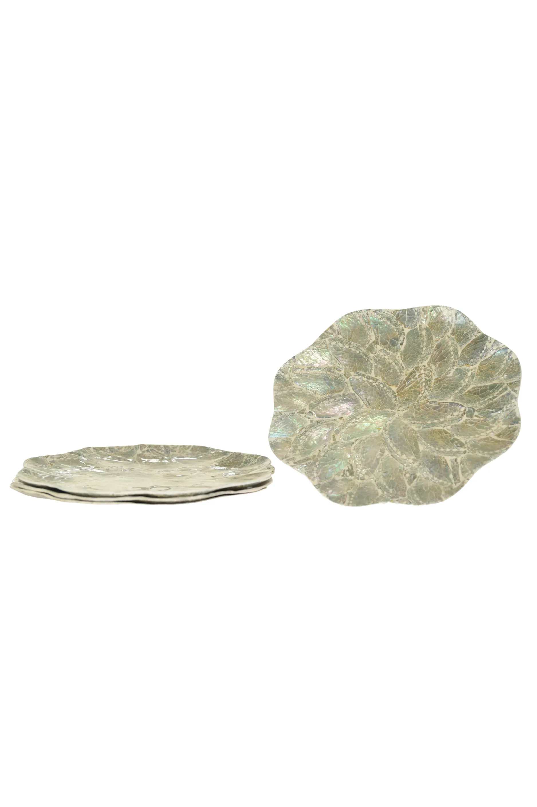 Charger Oyster Set of 4 / Dove Oyster