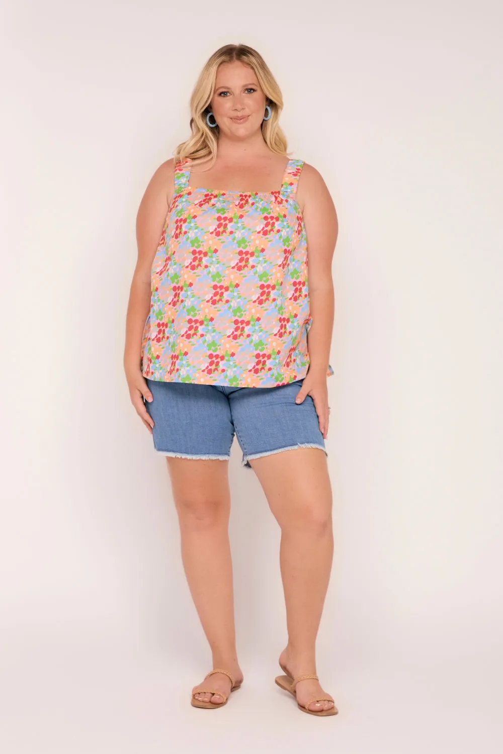 Clara Top in Confetti Blooms