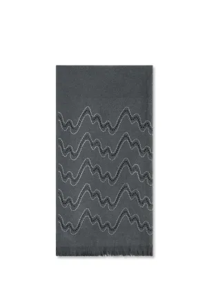 Crystal Wave Grey Scarf