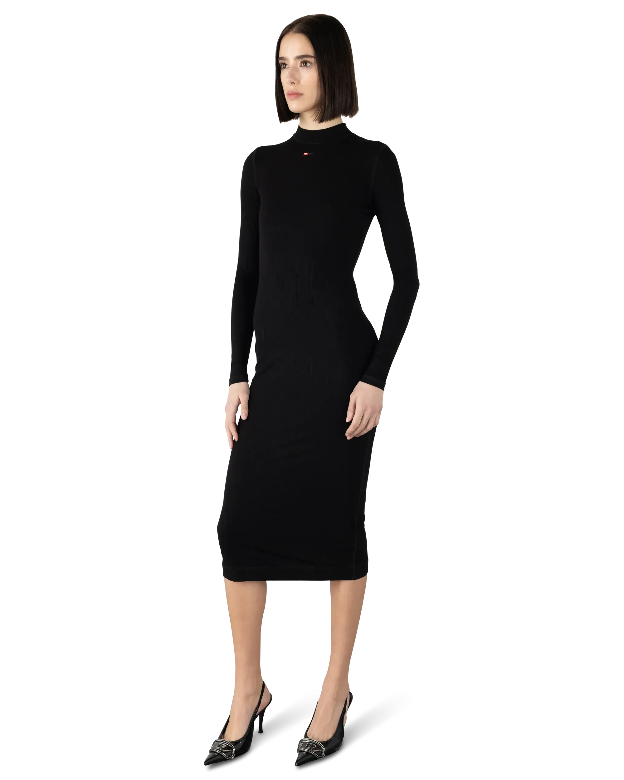 D-Mokky Long Sleeve-Microdiv Dress