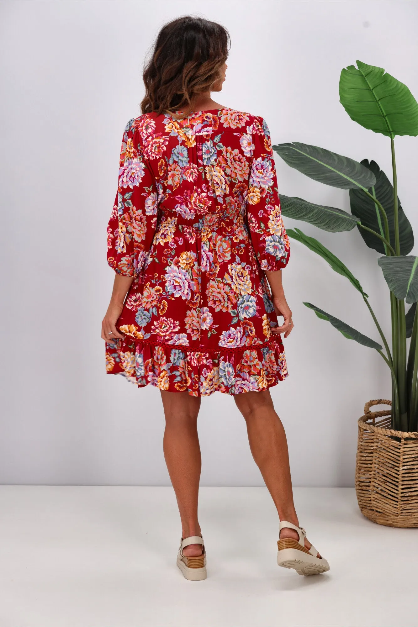 Dreamcatcher Kelly Mini Dress Pink Floral