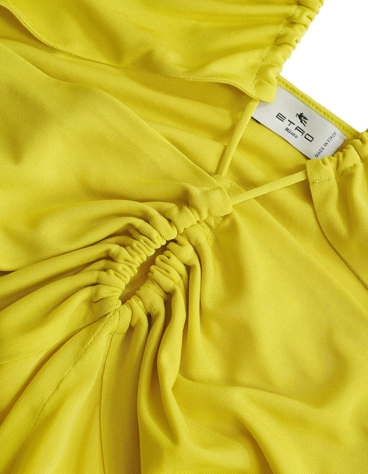 Etro Ruched Cut-Out Detail Maxi Dress