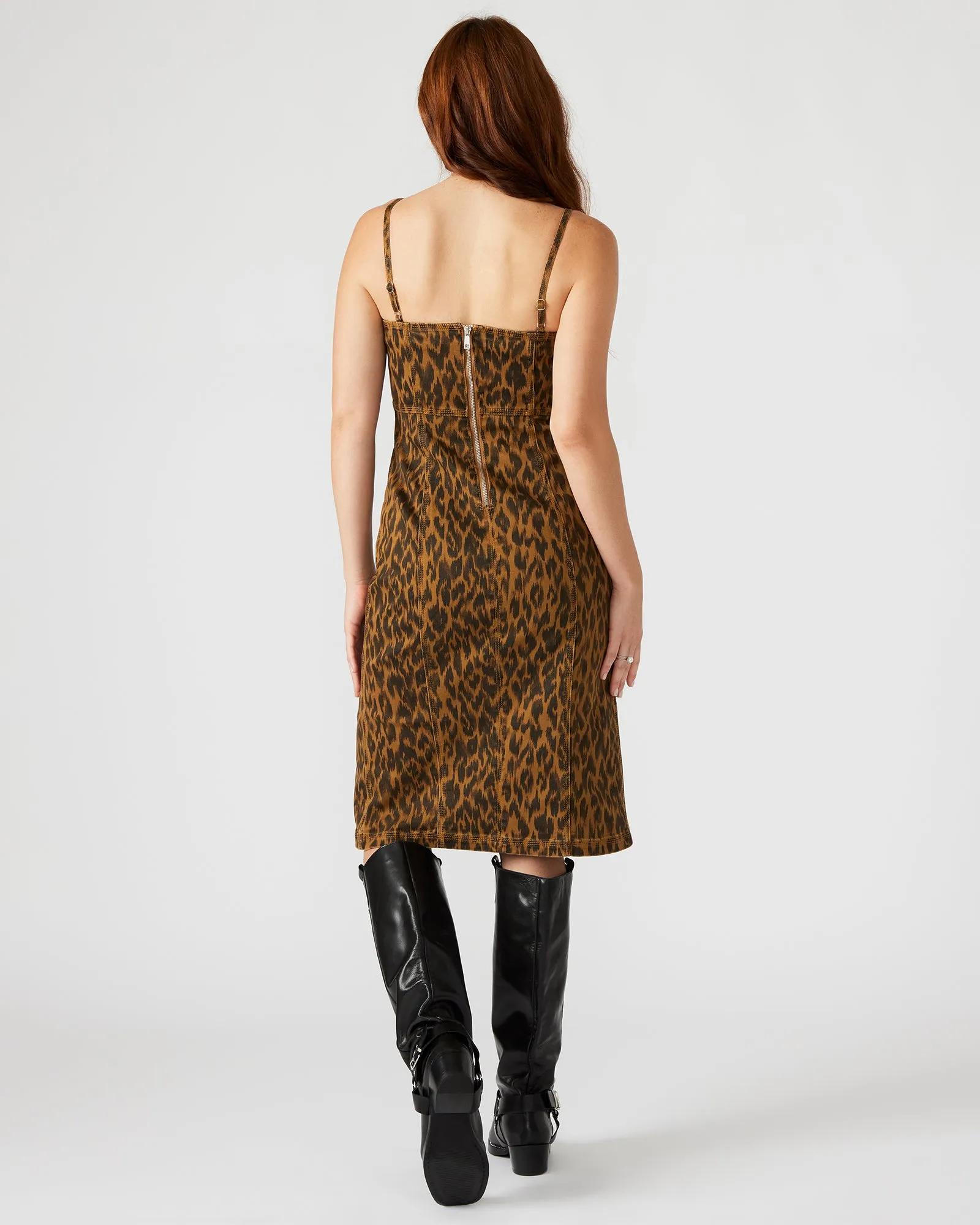 GISELLE DRESS LEOPARD