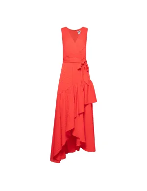 Hi/Low Wrap Dress