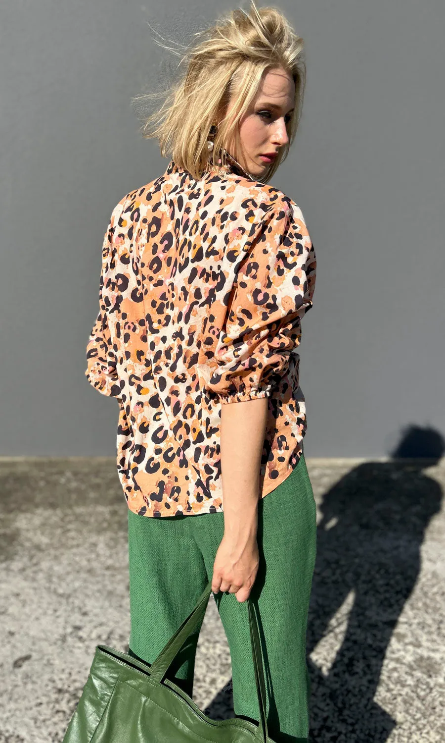 Hoss 3/4 Shirt -  Parell Animal print