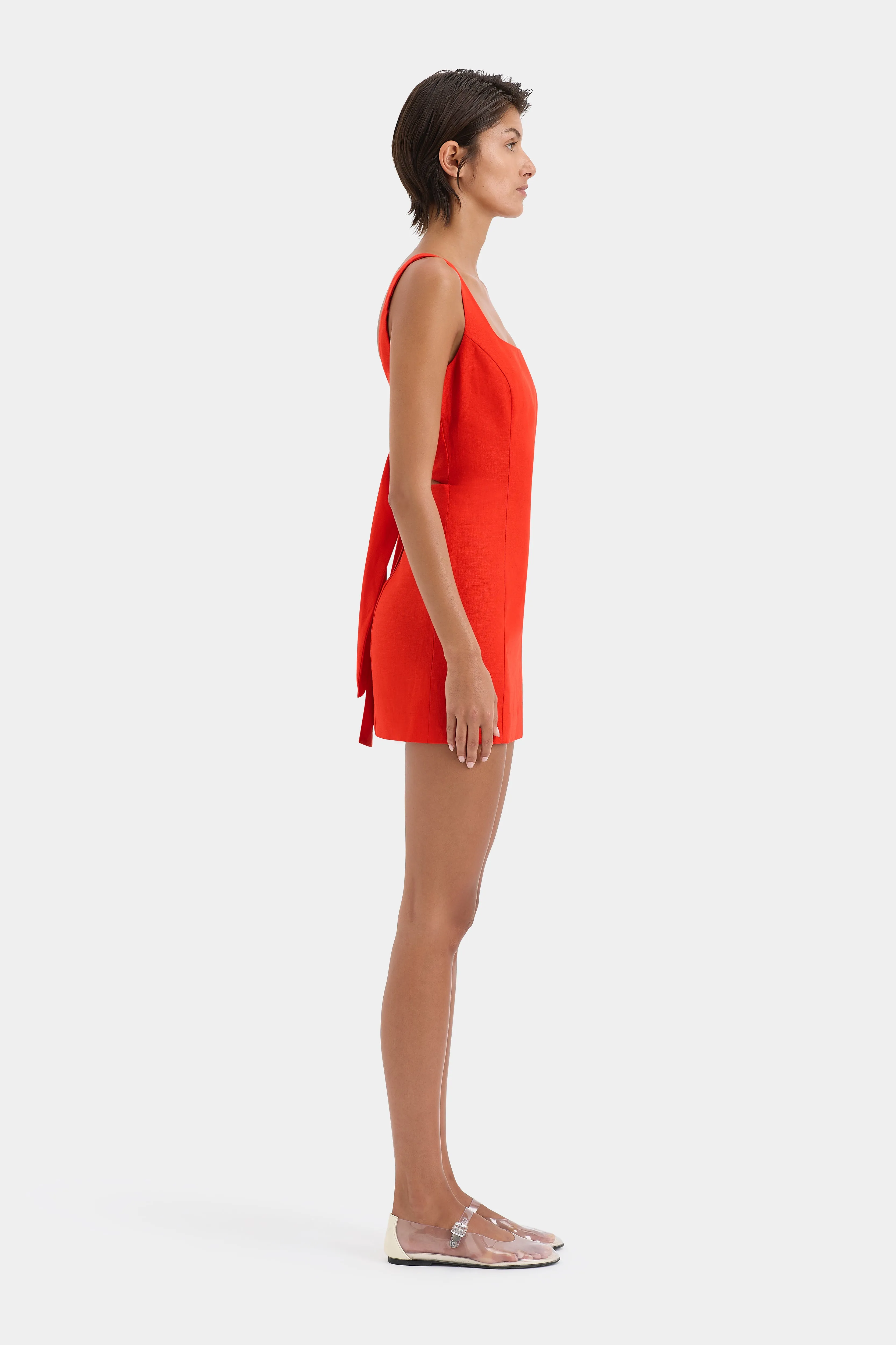 Iris Tie Mini Dress