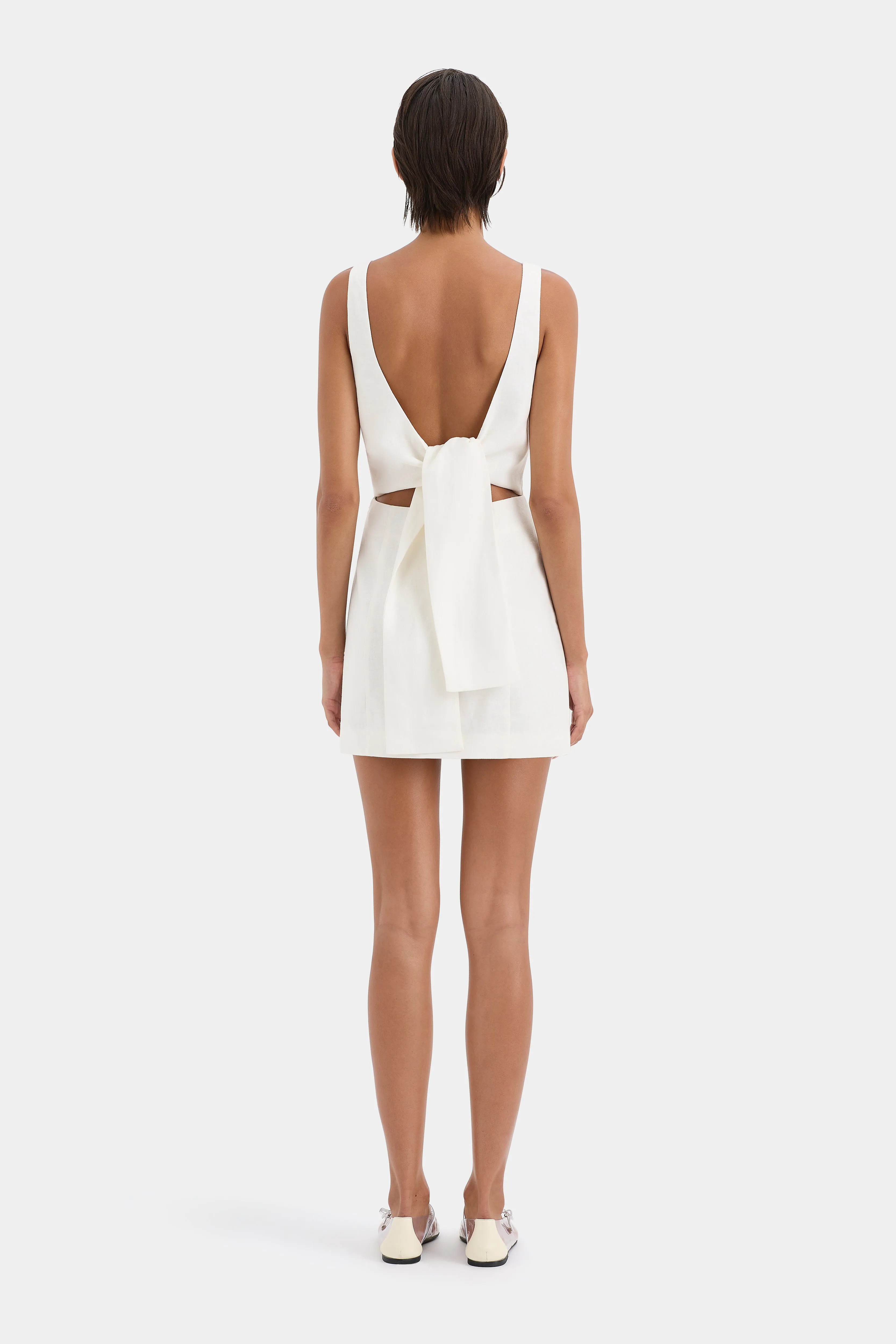 Iris Tie Mini Dress