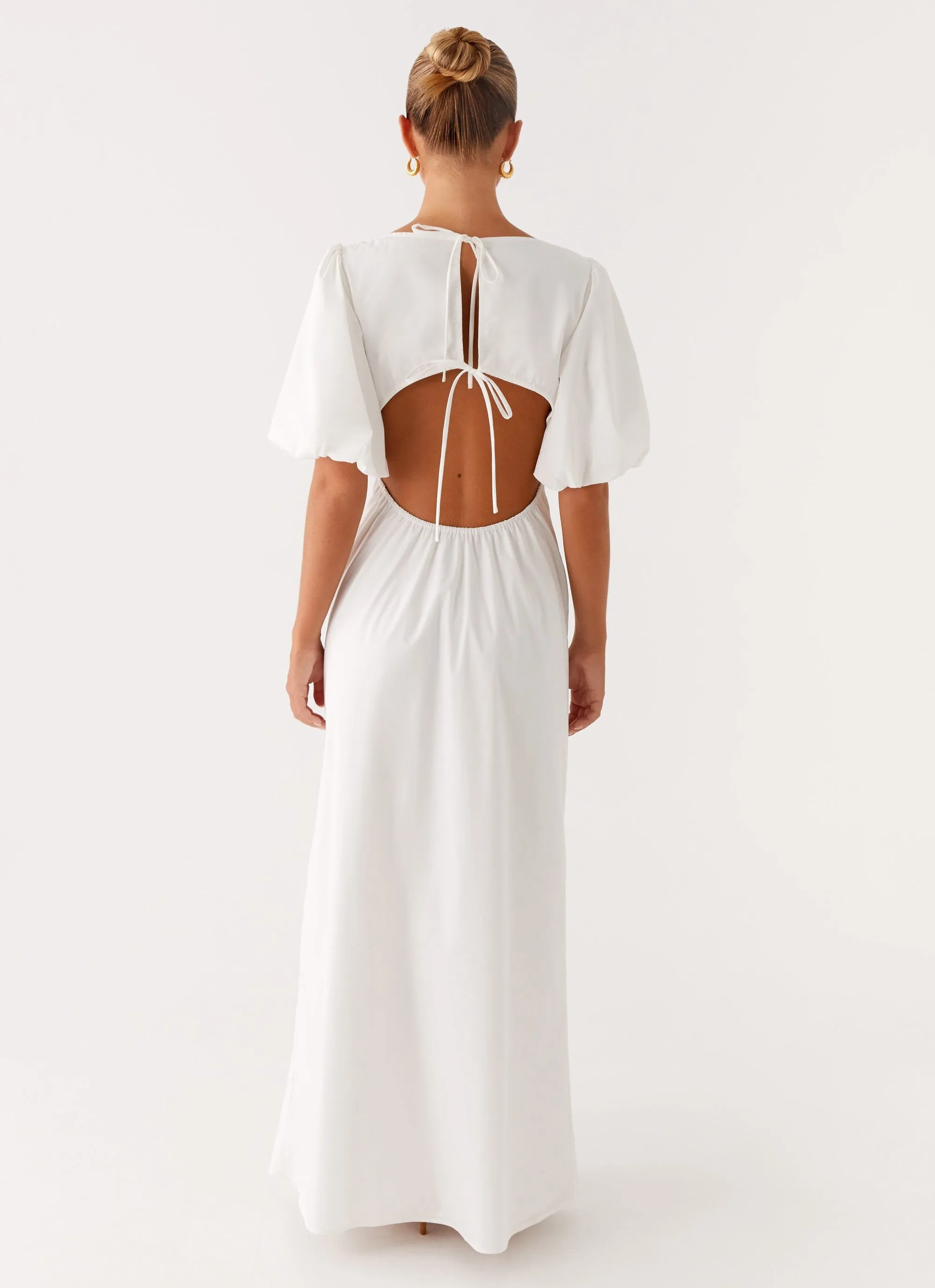 Judy Maxi Dress - White