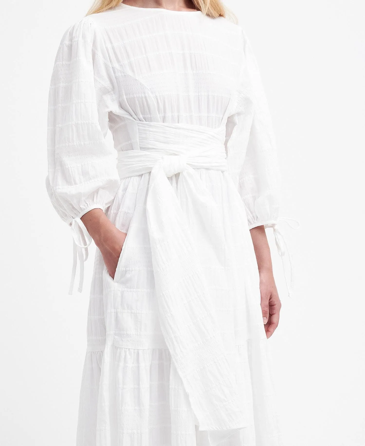 Kelburn Midi Dress Classic White