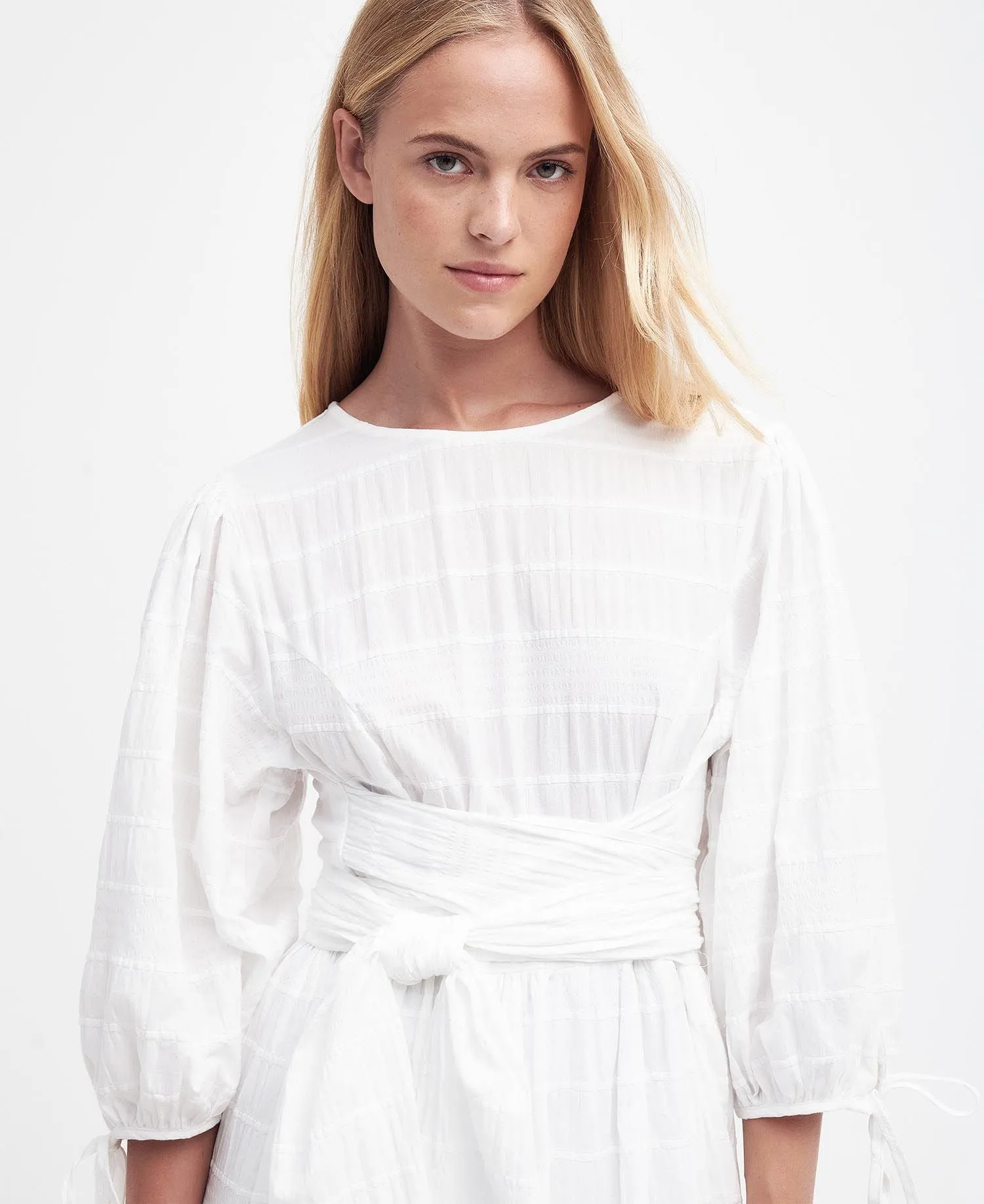 Kelburn Midi Dress Classic White