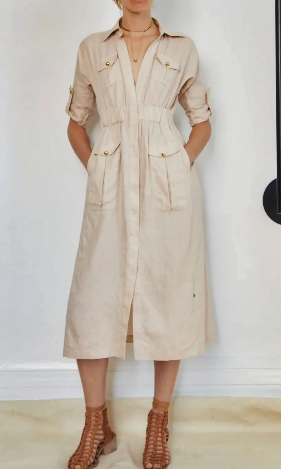 KITX Safari Dress - Cream