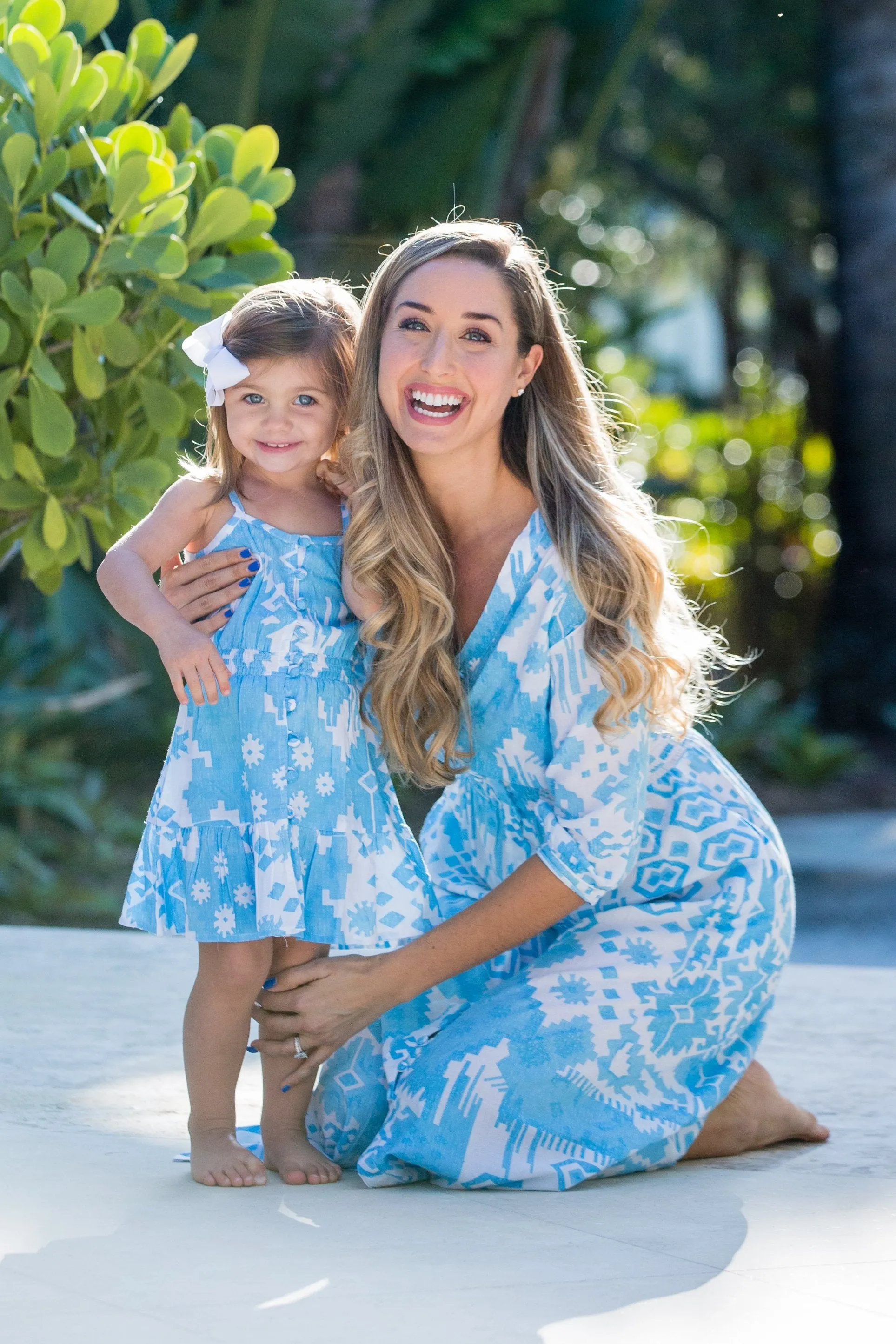 Lala Dress / Turquoise Ikat