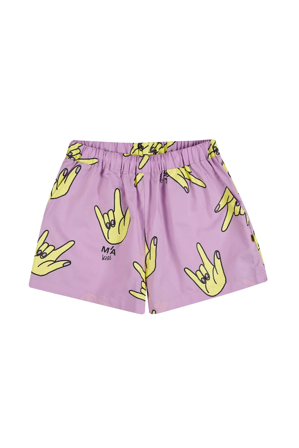 LILAC HANDS PRINT BOXER SHORTS