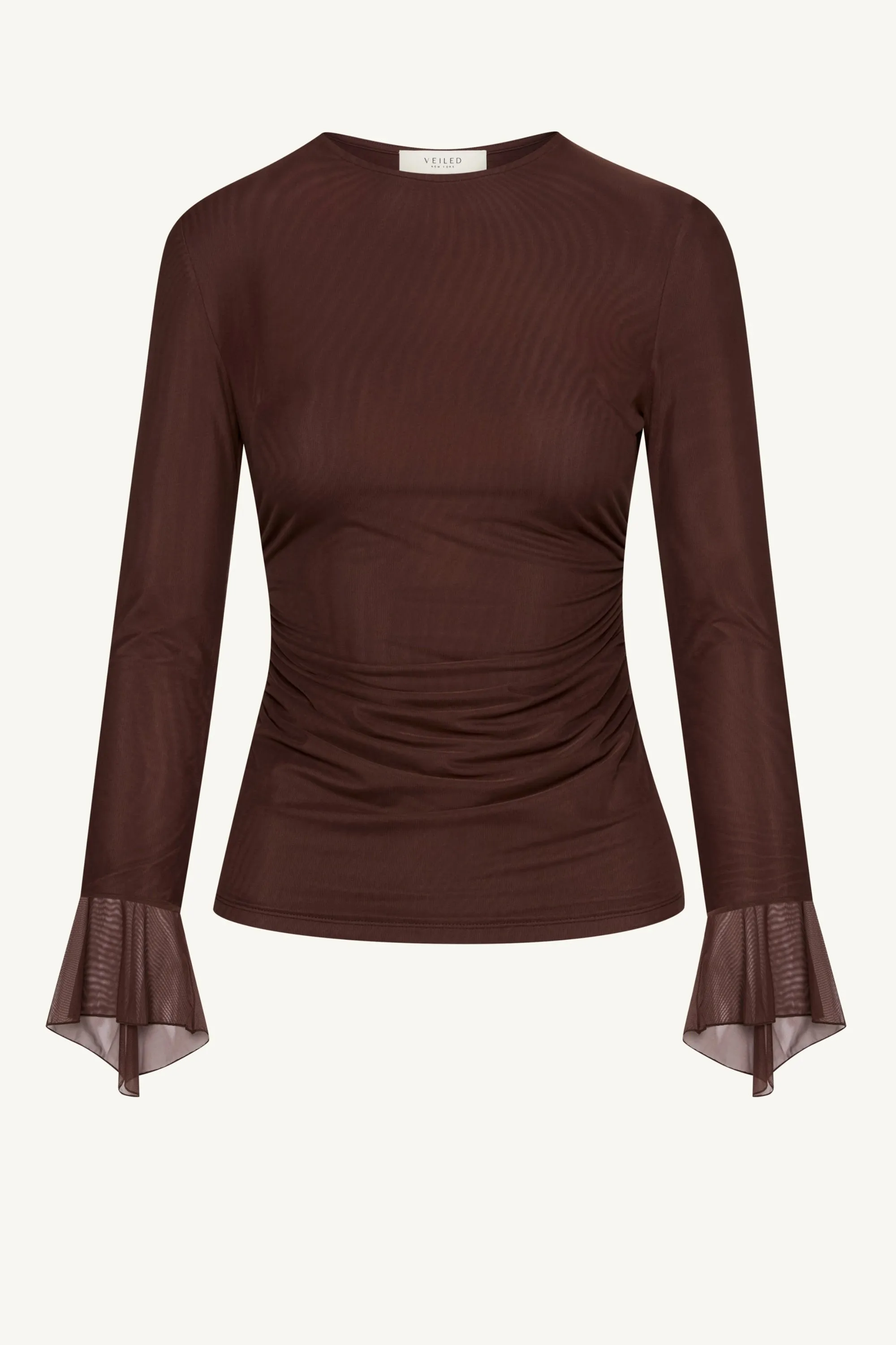 Lolita Rouched Top - Espresso