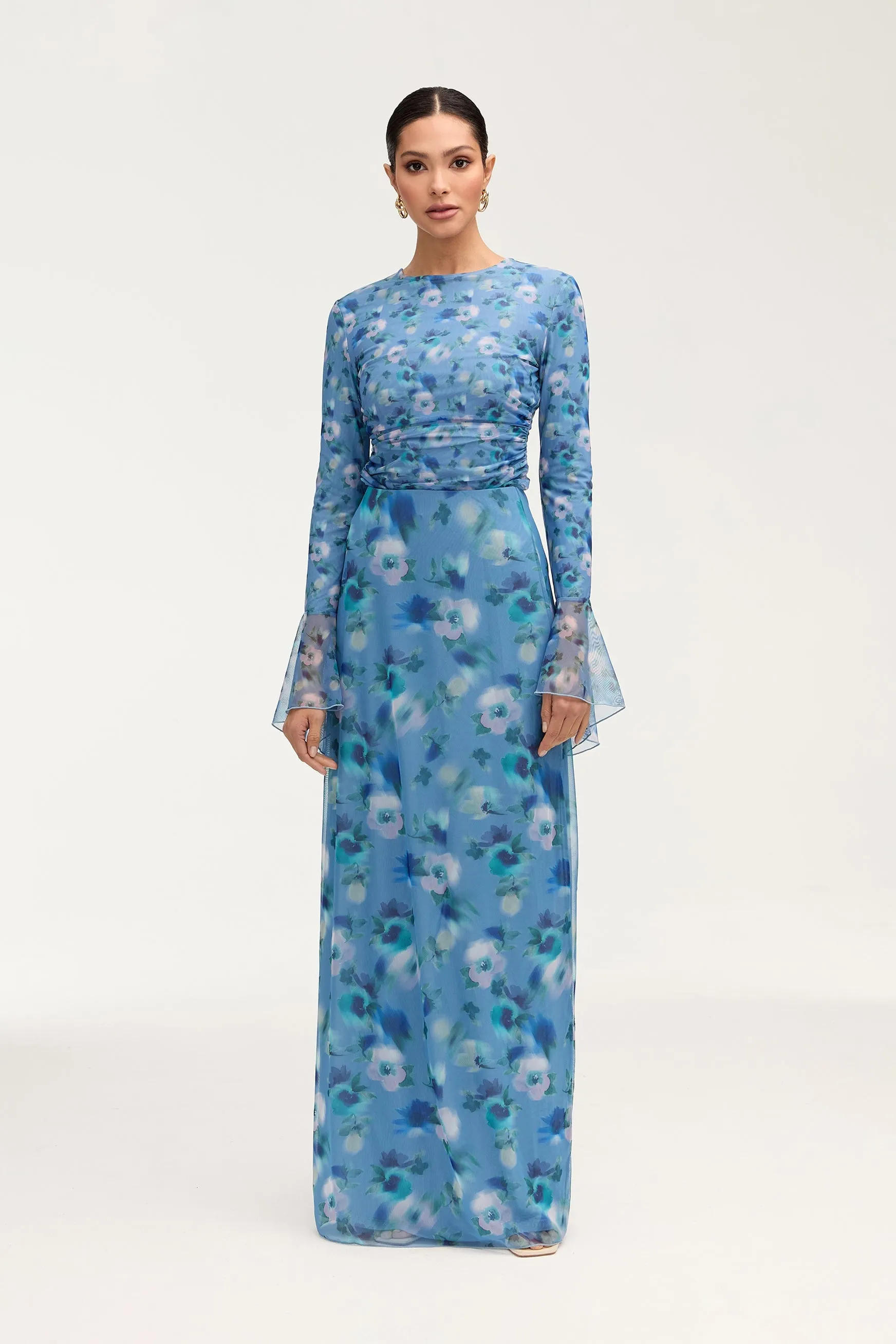 Lolita Rouched Top - Floral