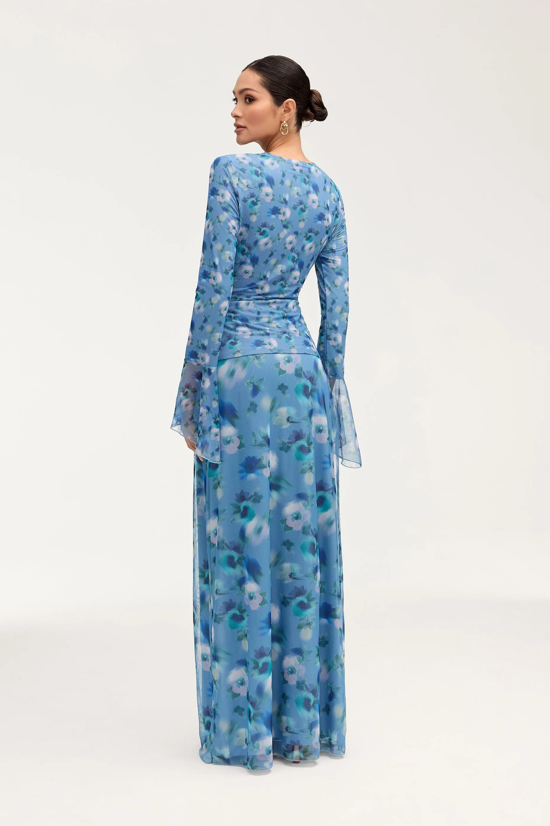 Lolita Rouched Top - Floral