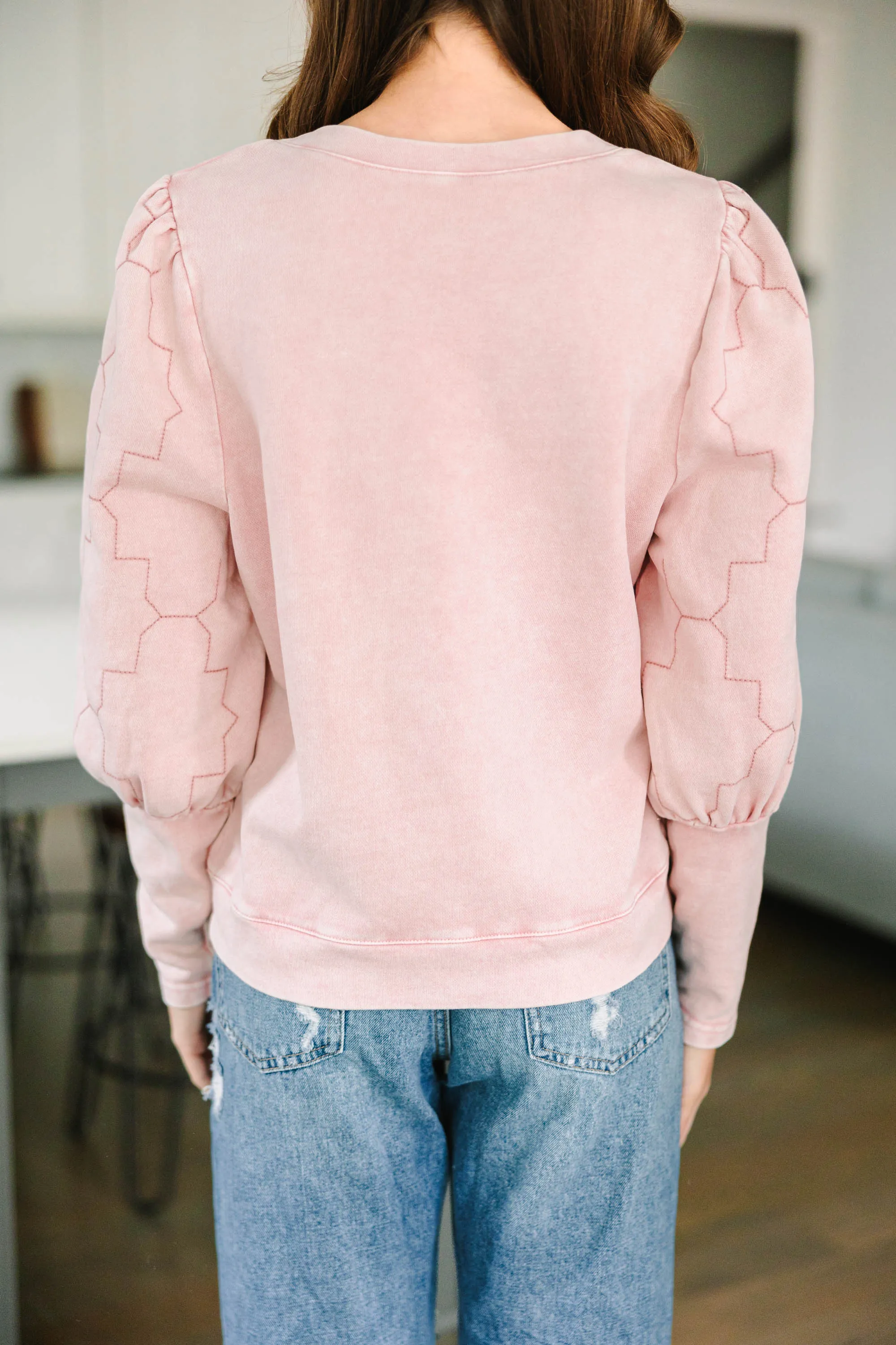 Looking For You Light Pink Sweater