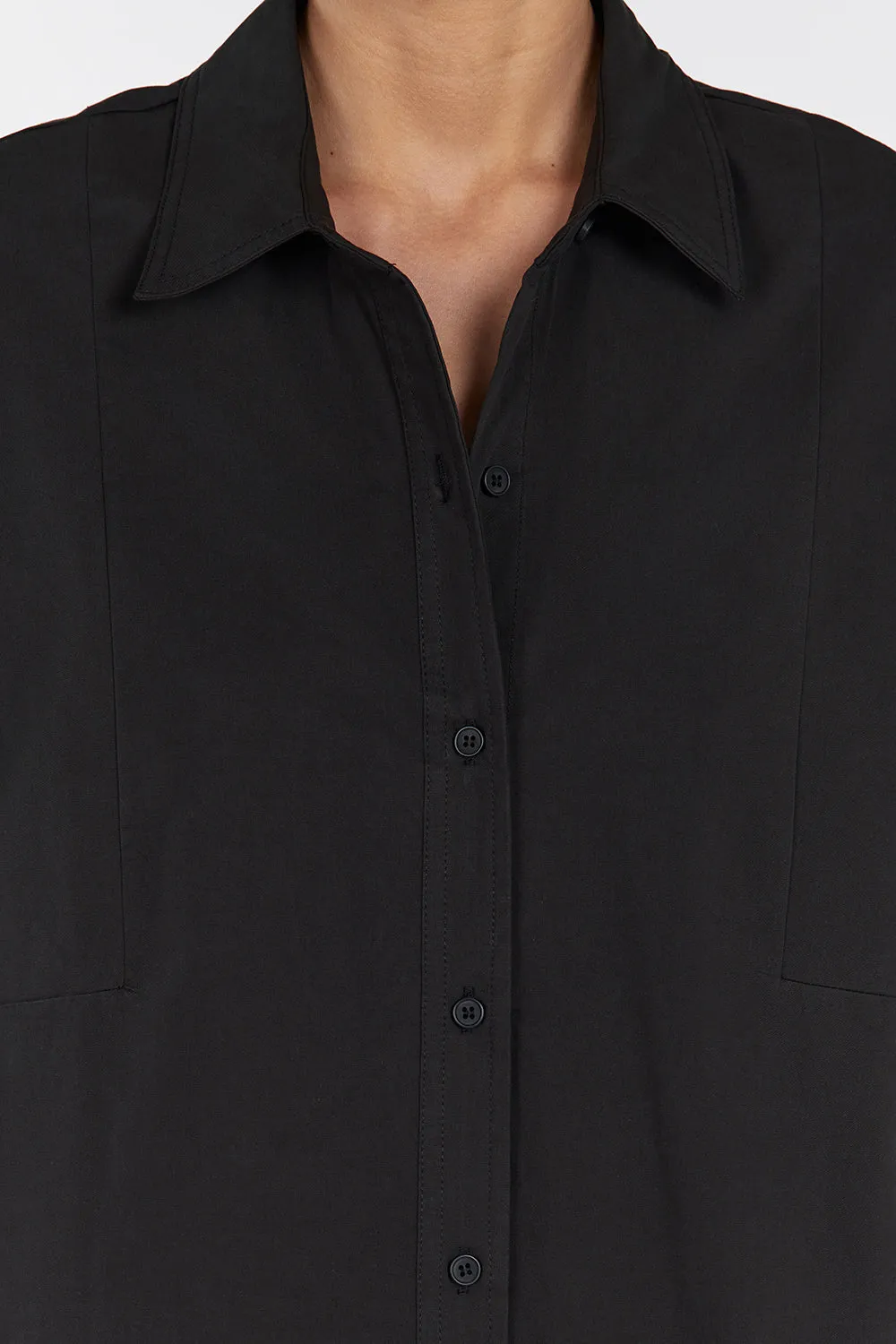 MAX BLACK COTTON SHIRT