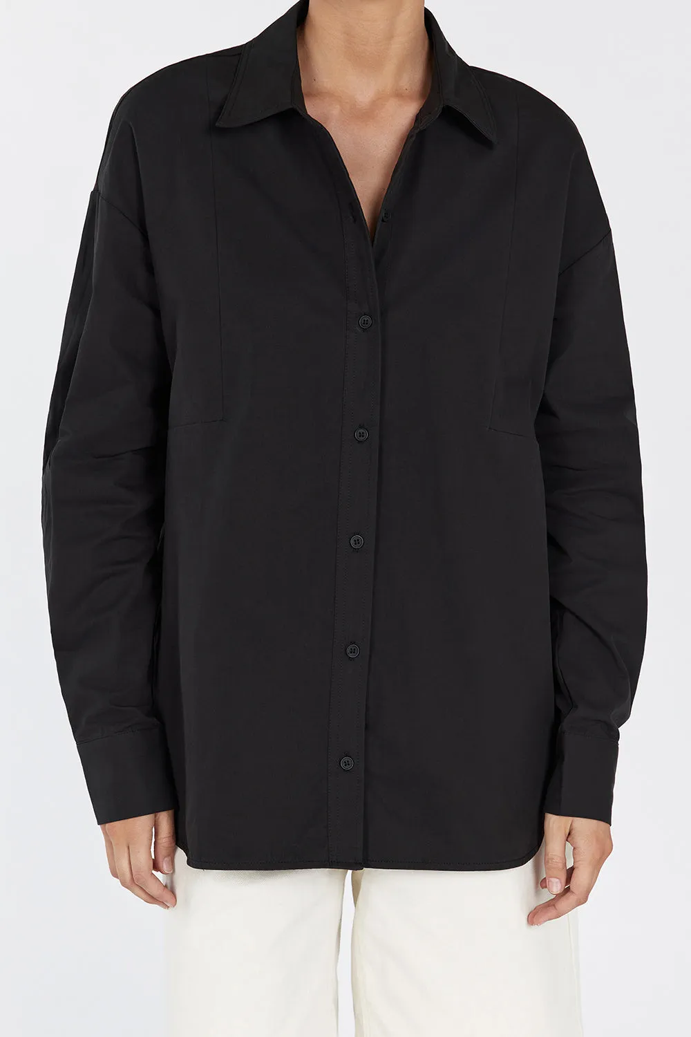 MAX BLACK COTTON SHIRT