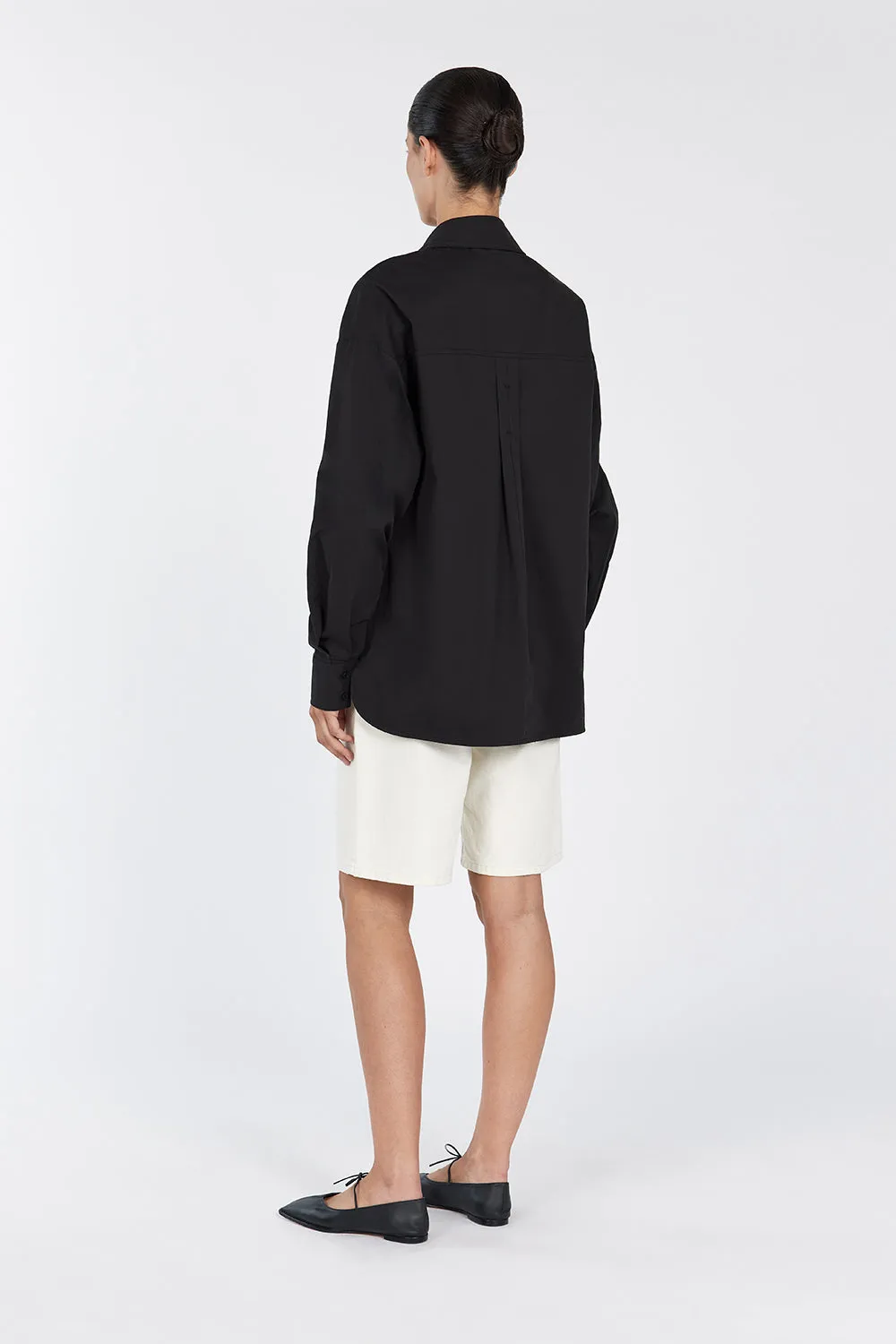 MAX BLACK COTTON SHIRT
