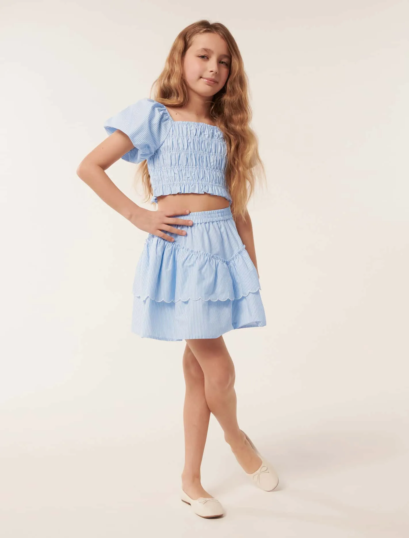 Myla Tiered Teen Skirt