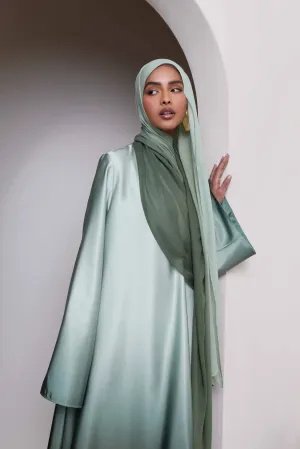 Ombre Modal Hijab - Dark Olive