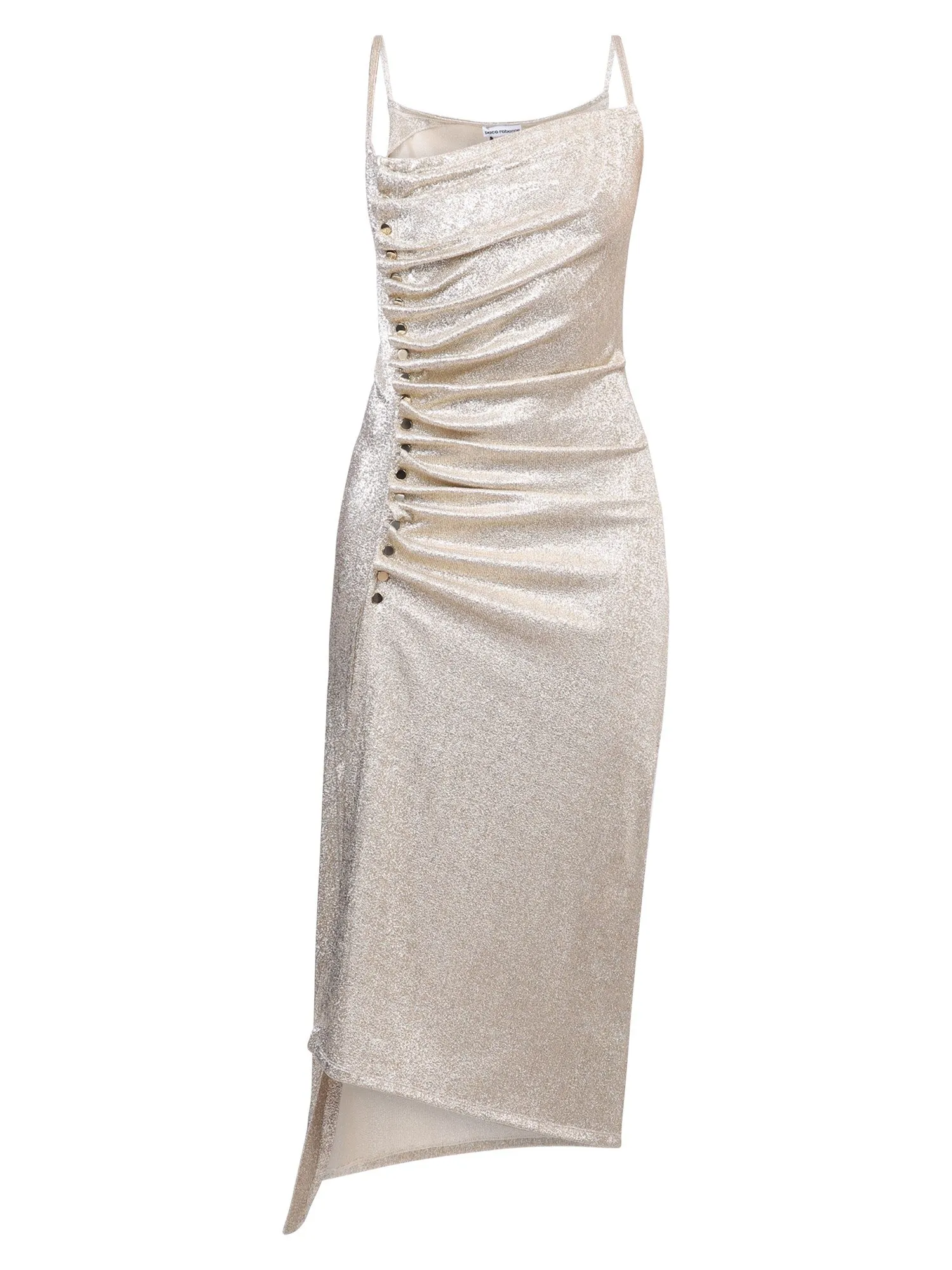 Paco Rabanne Ruched Asymmetric Dress