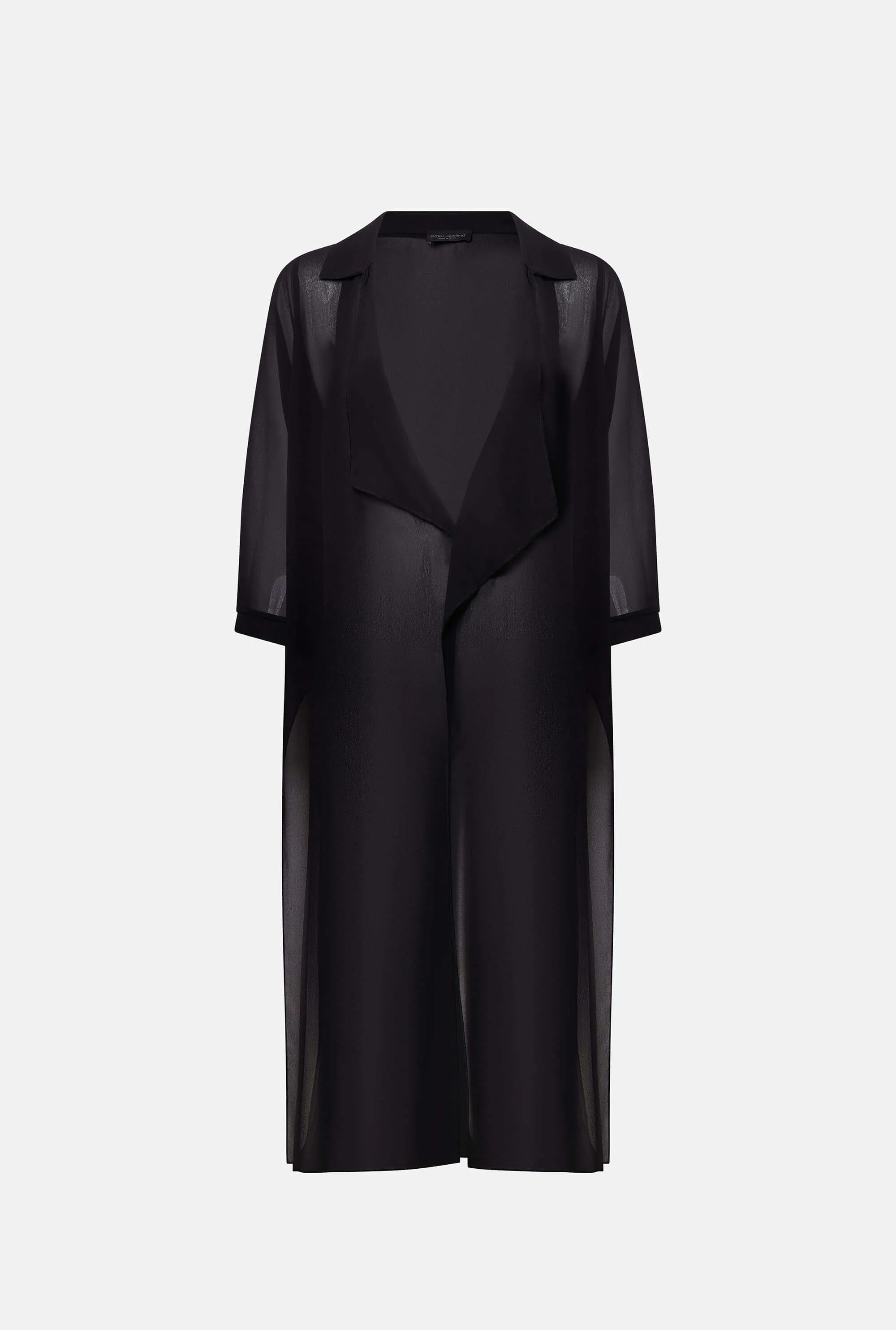 Pleated Cardigan Black