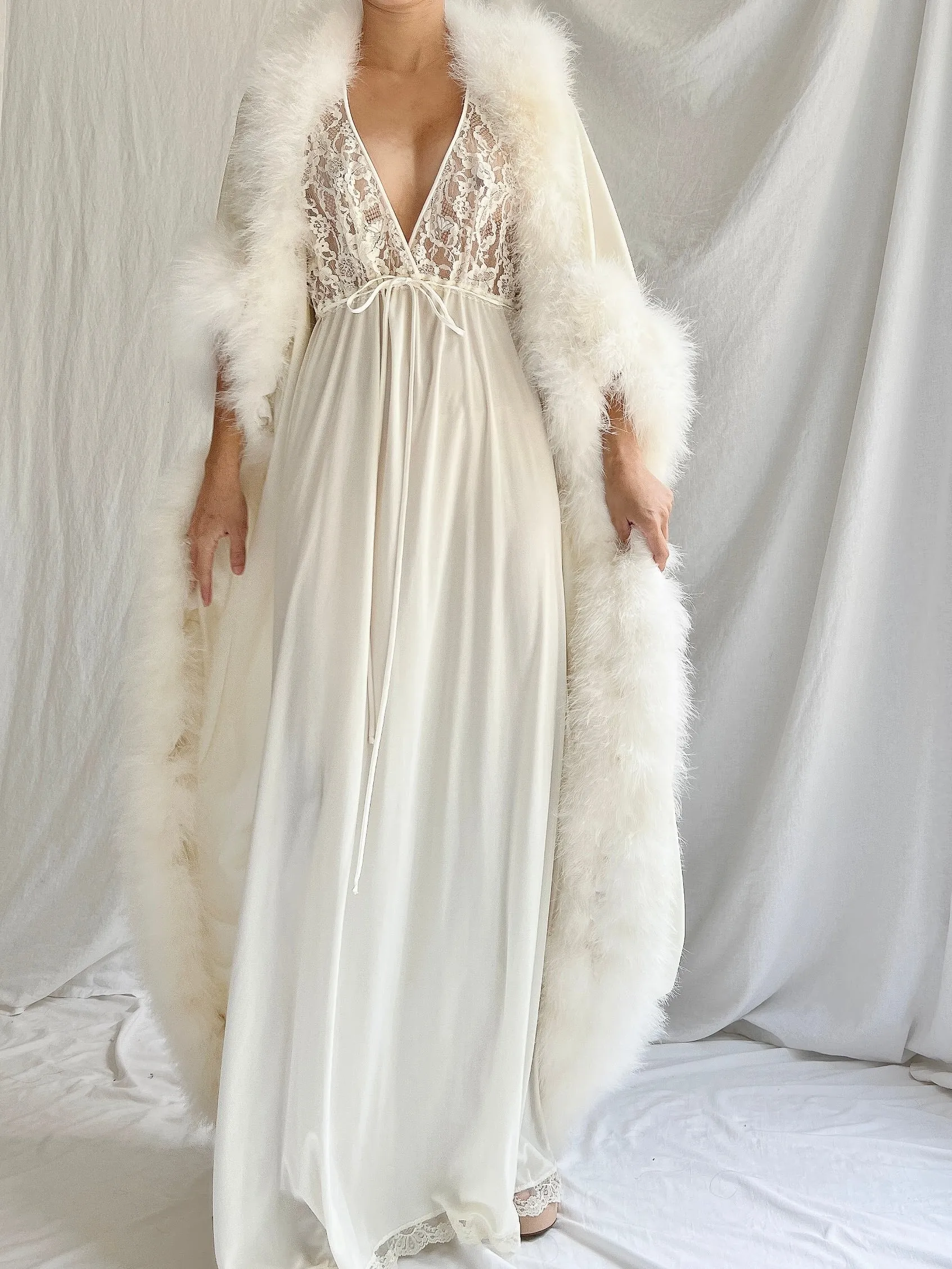 Rare Lucie Ann Feather Robe - OSFM