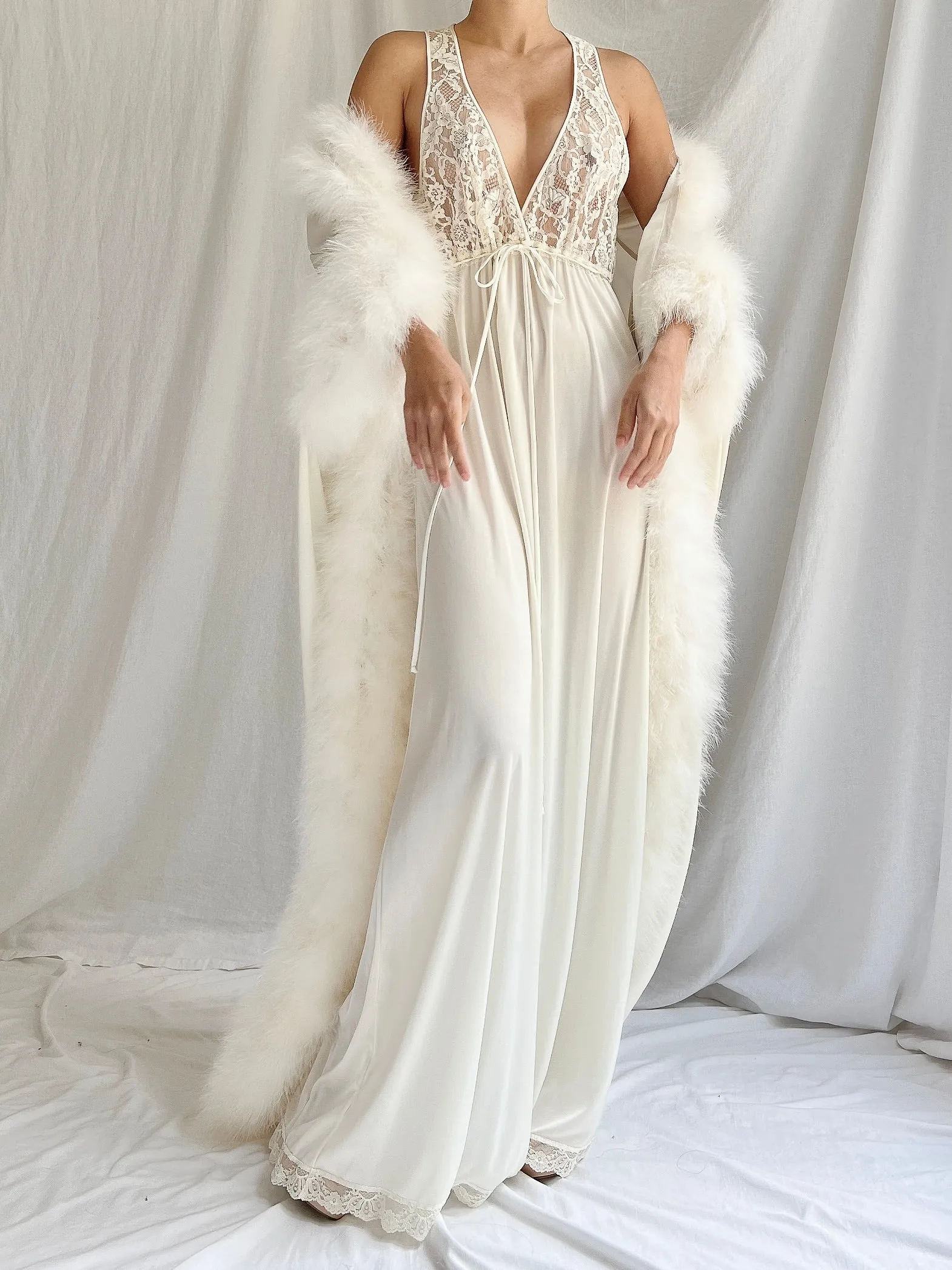 Rare Lucie Ann Feather Robe - OSFM