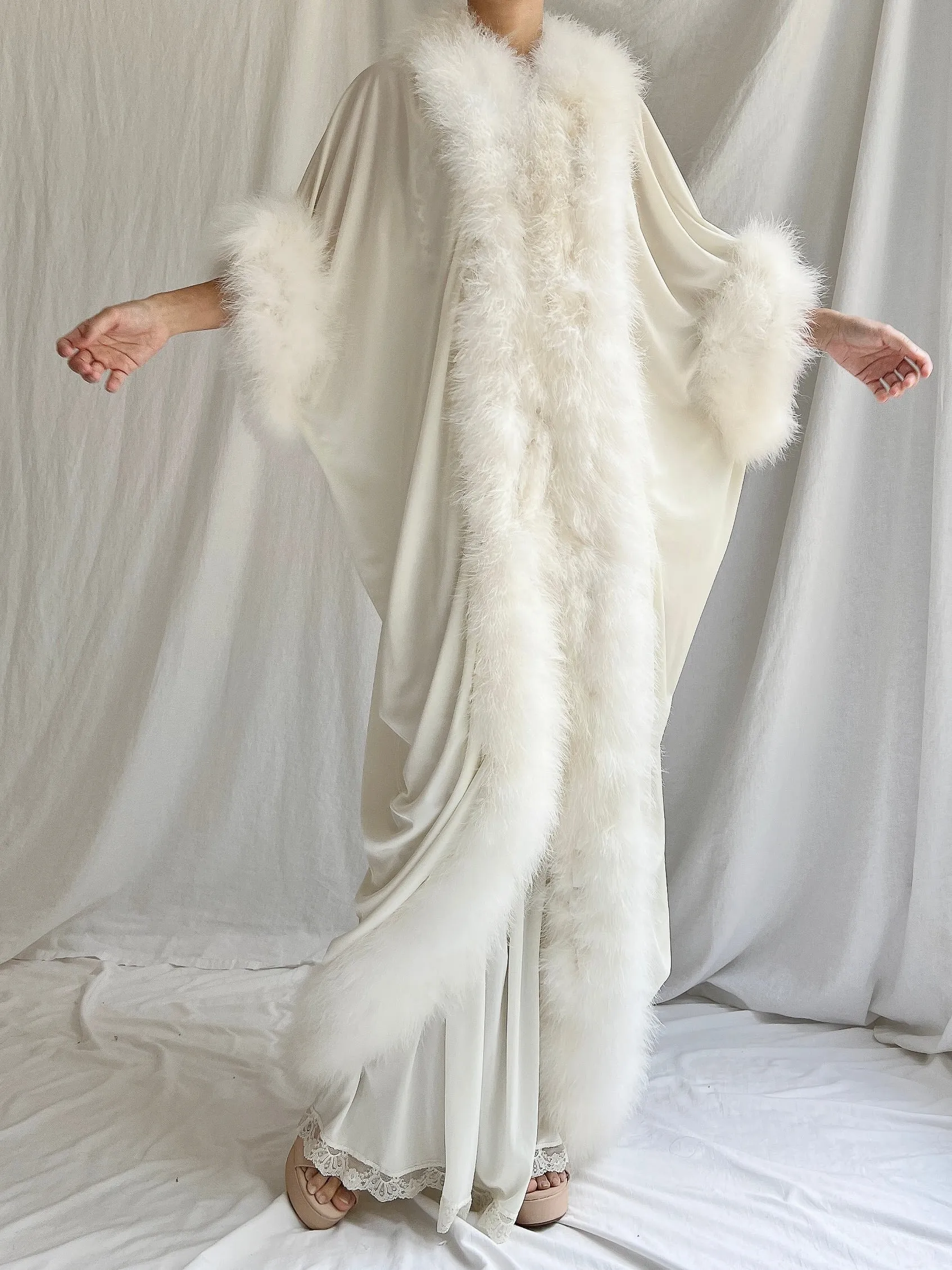 Rare Lucie Ann Feather Robe - OSFM