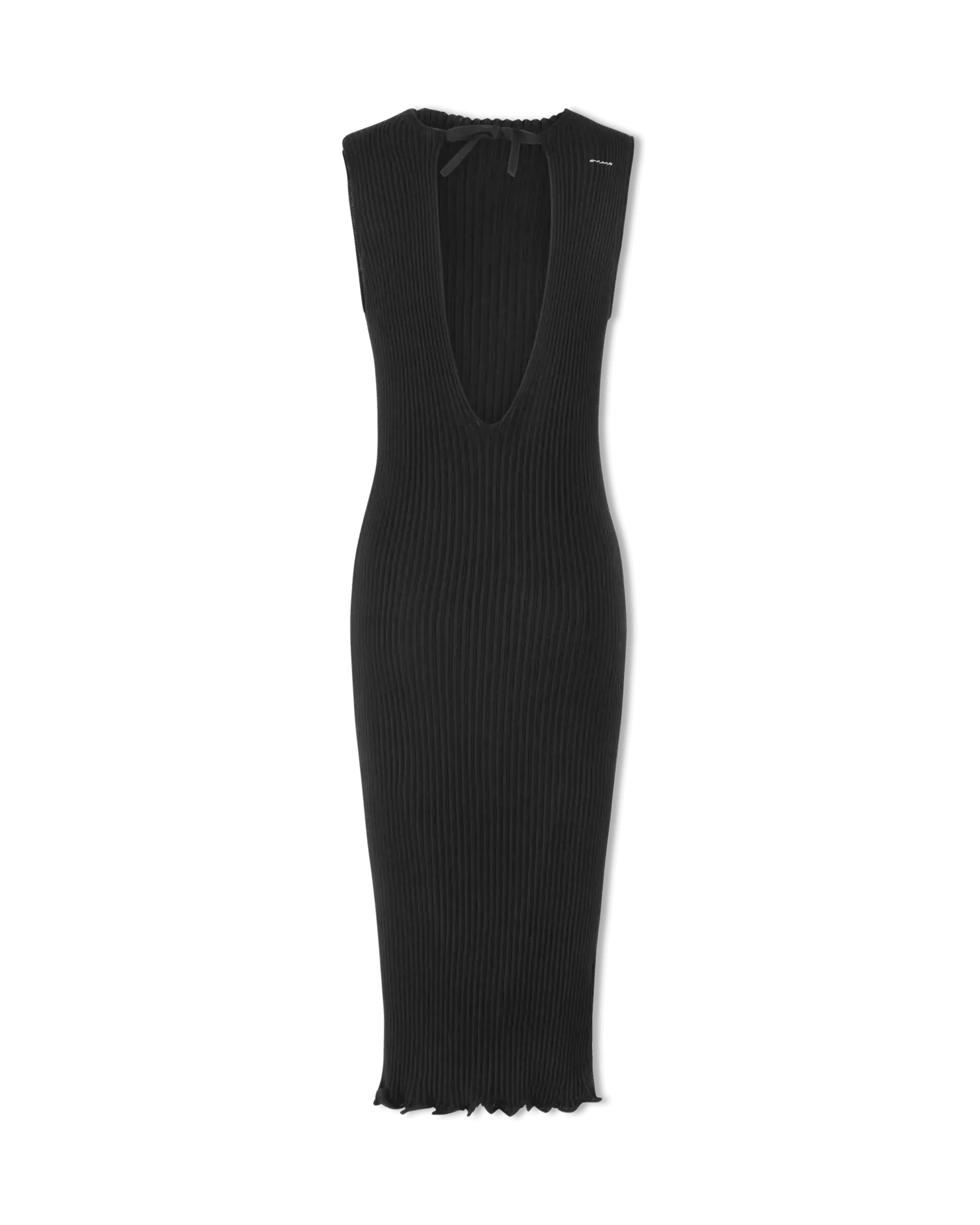 Ribbed Sleeveless Midi Dress