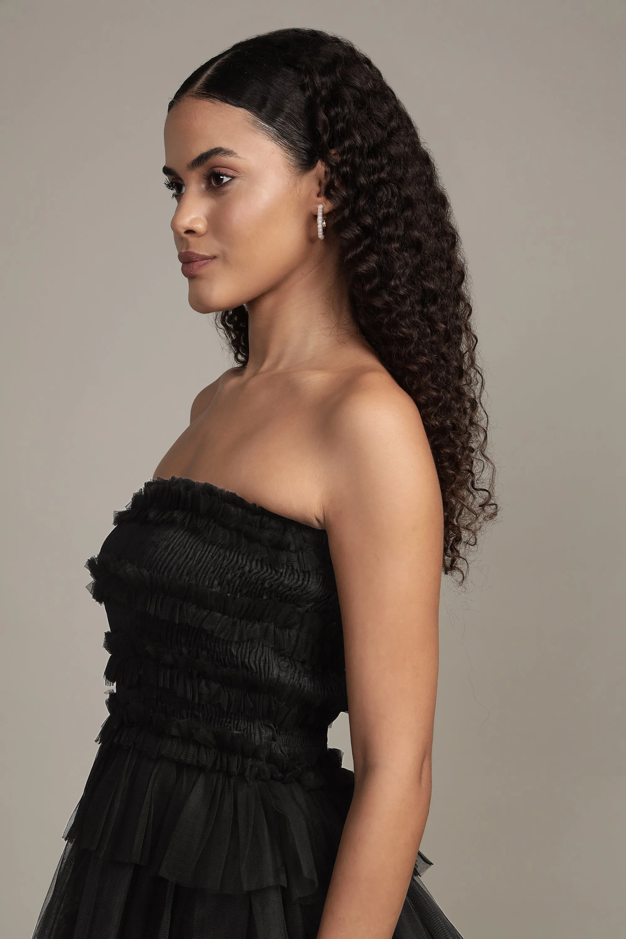 Ronda Mini Dress in Black