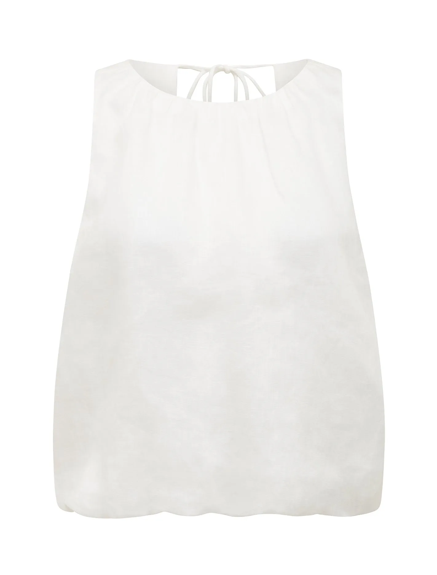 Rosalind Bubble Linen Top
