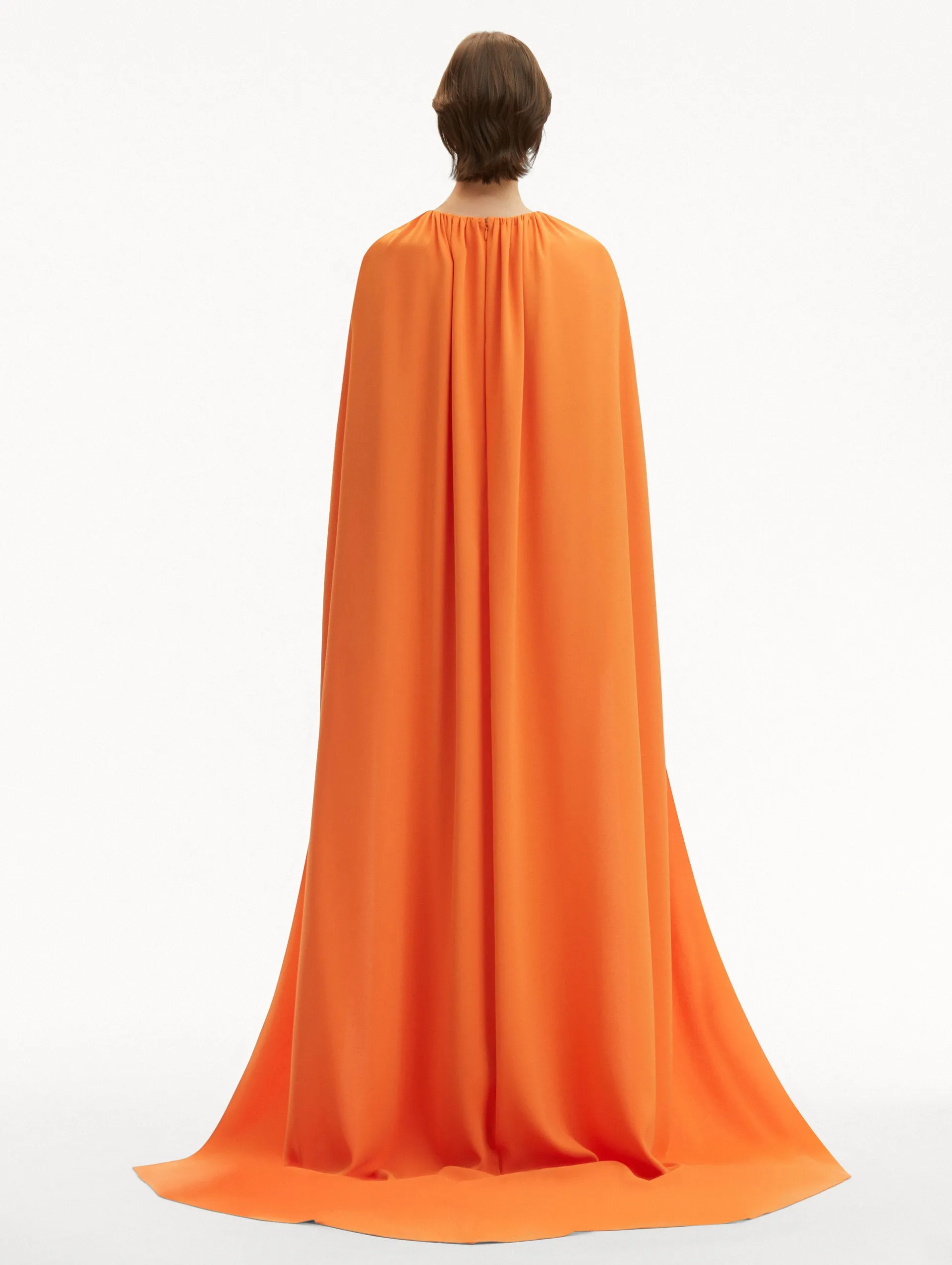 Rushed Shoulder Georgette Caftan