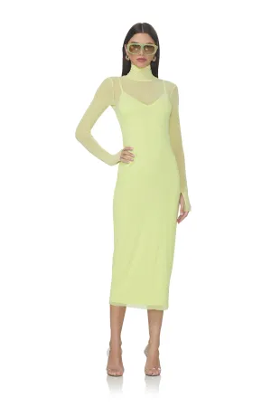 Shailene Dress - Sunny Lime