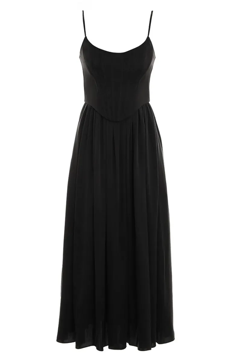 Silk Corset Dress