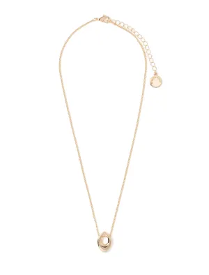 Tatum Cut Out Teardrop Pendant Necklace