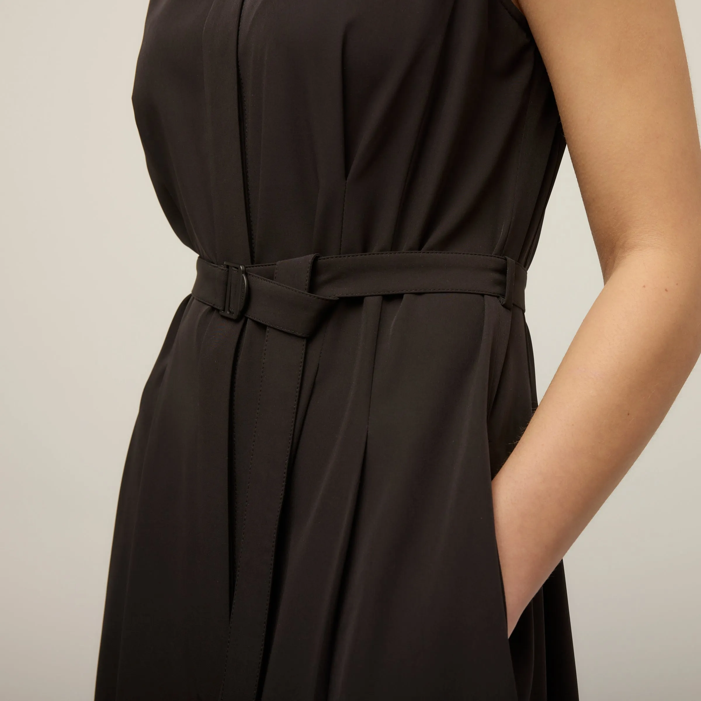 Tech Slk Maxi Dress