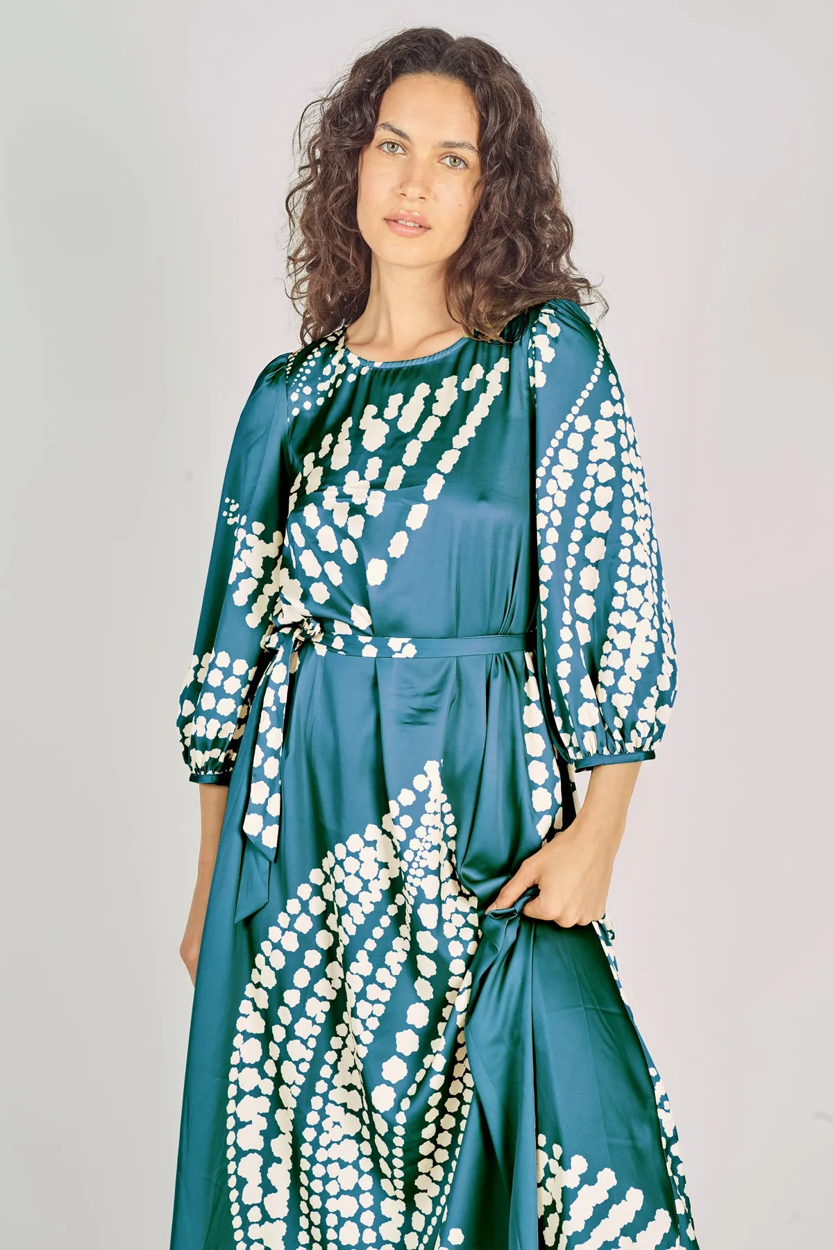 The Odes Revisited Willow Dress in Blue