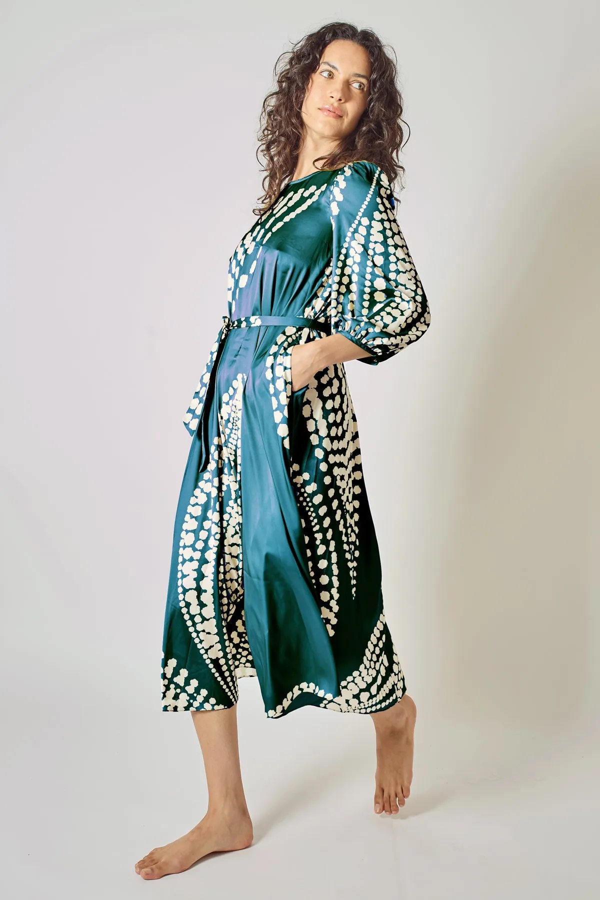 The Odes Revisited Willow Dress in Blue