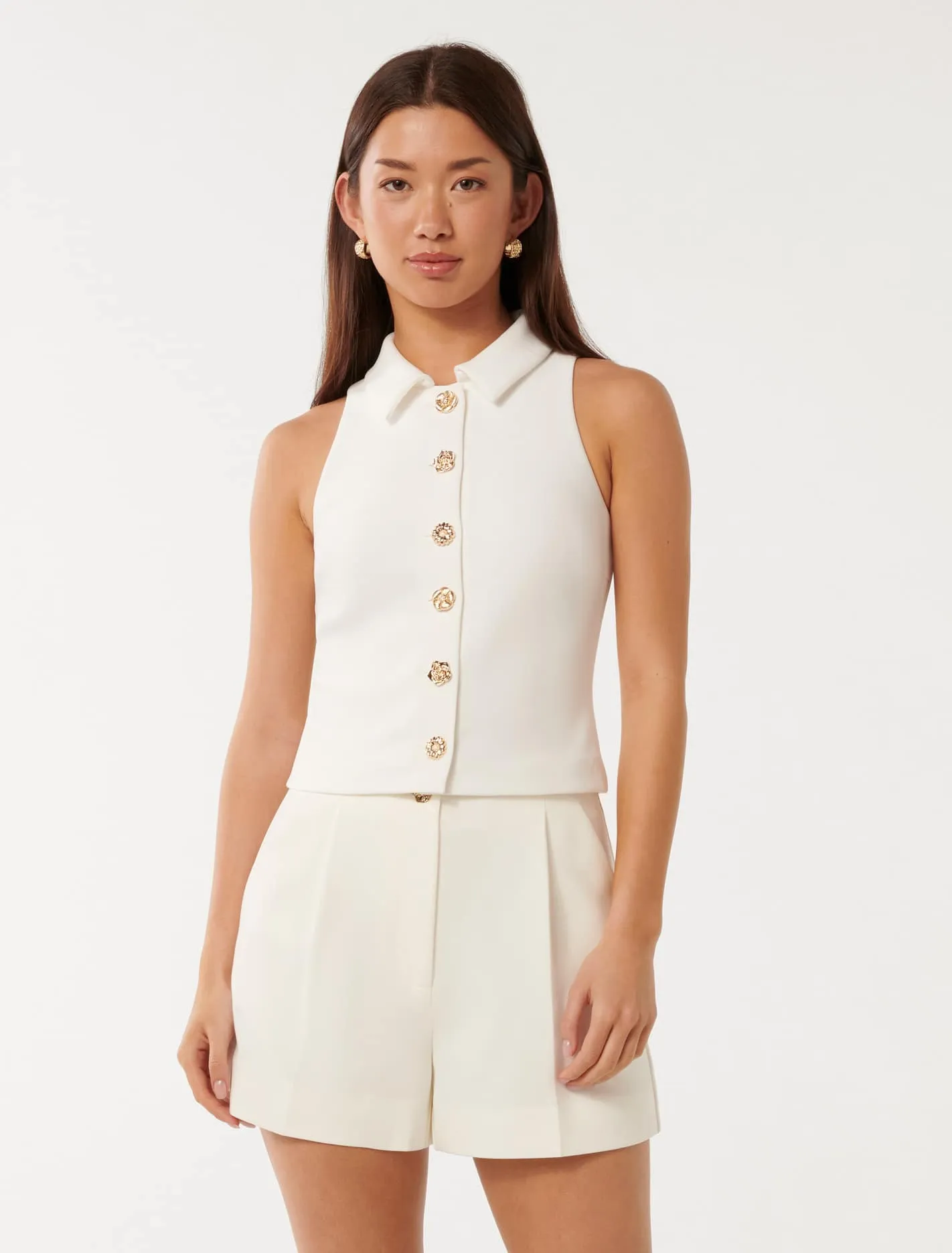 Tilly Crepe Halter Top